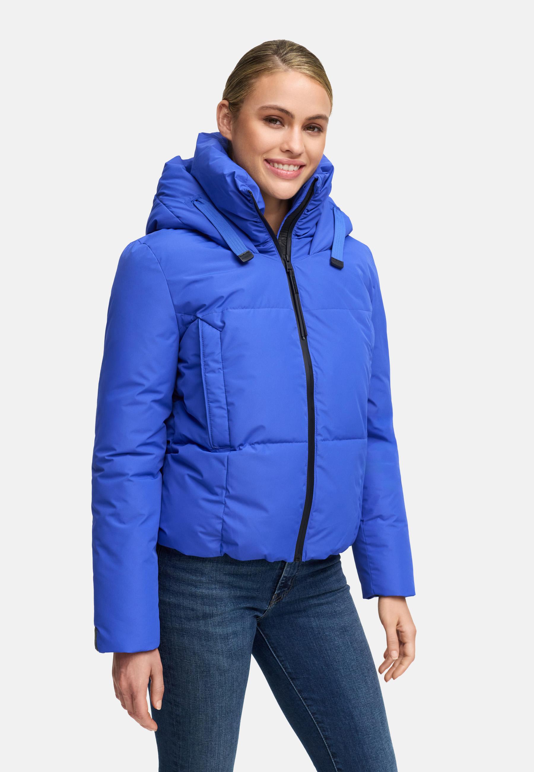 Warme Steppjacke mit Kapuze "Ninikaa XVI" Galaxy Blue