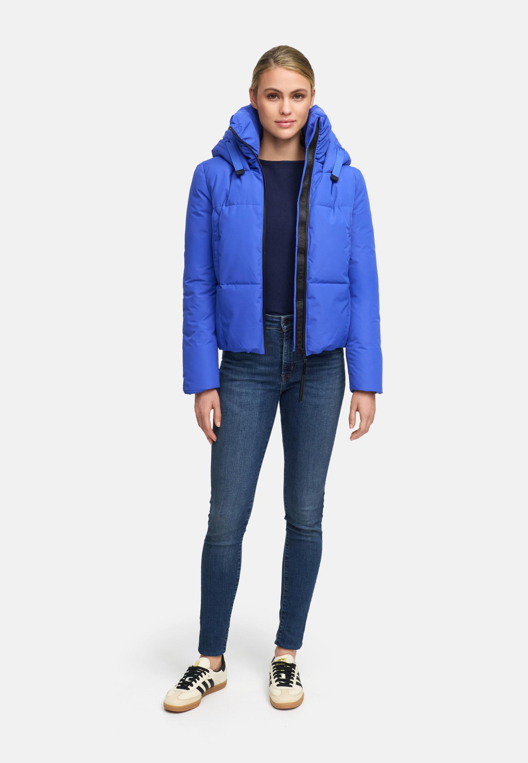 Warme Steppjacke mit Kapuze "Ninikaa XVI" Galaxy Blue