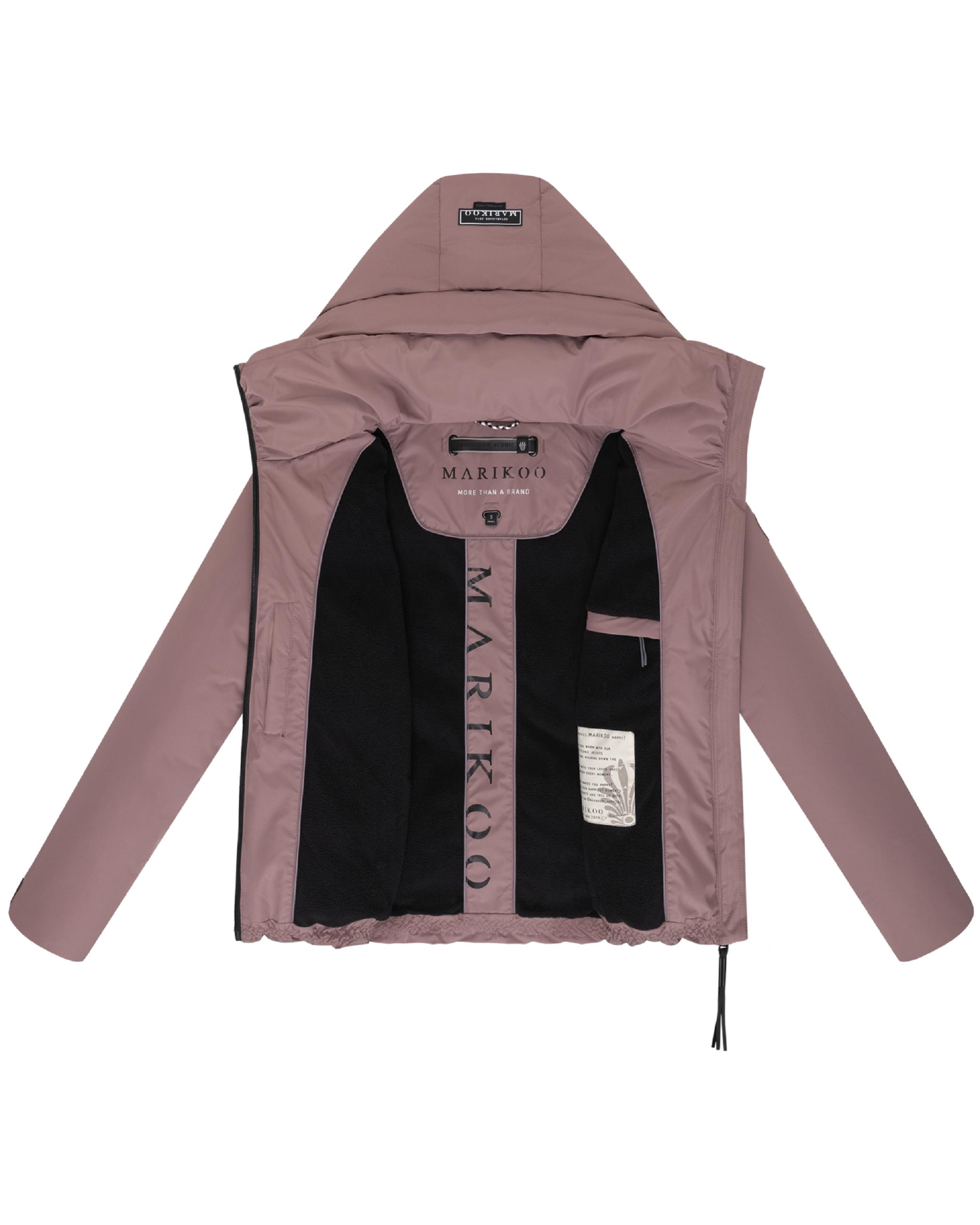 Warme Steppjacke mit Kapuze "Ninikaa XVI" Mauve