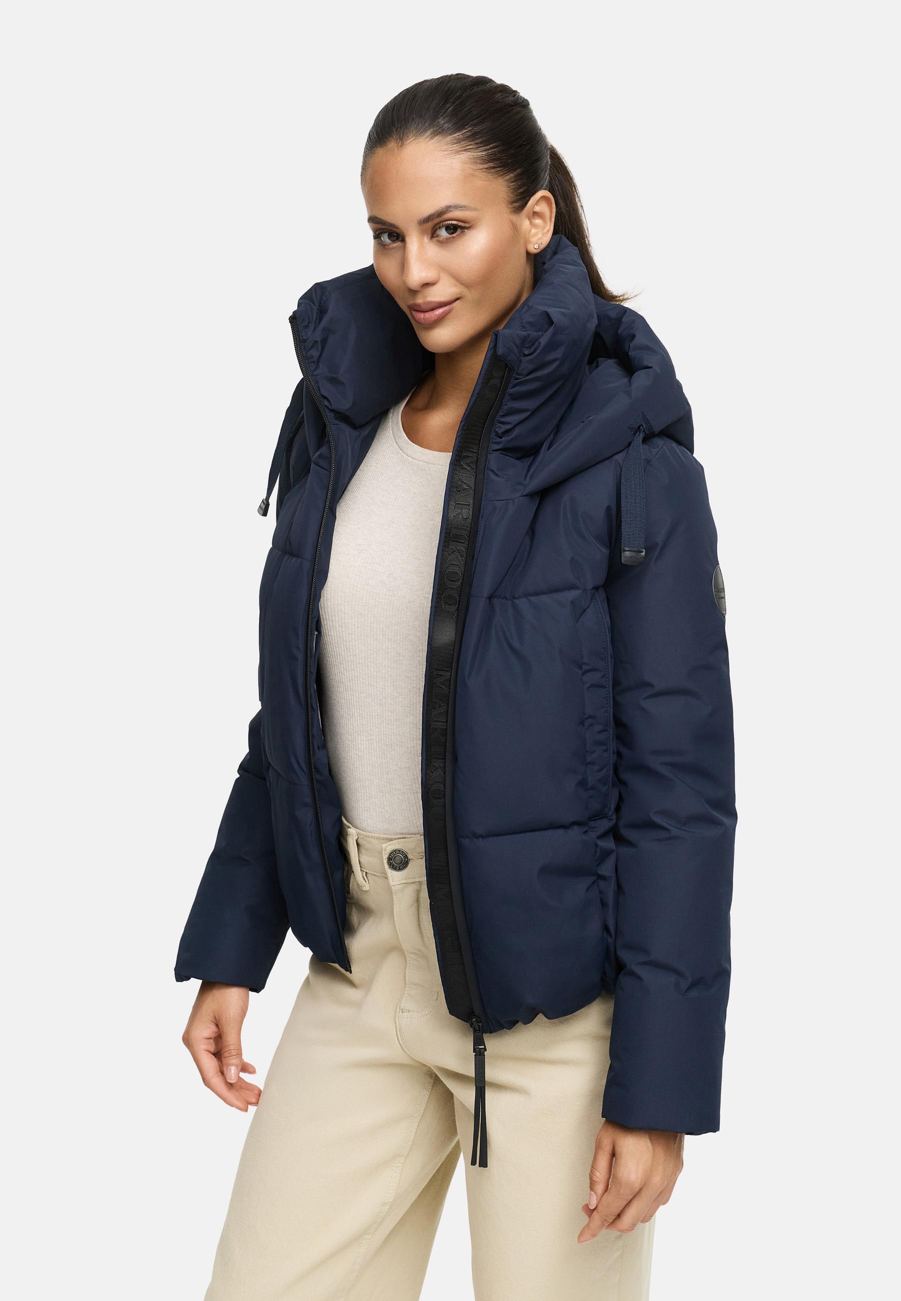 Warme Steppjacke mit Kapuze "Ninikaa XVI" Navy
