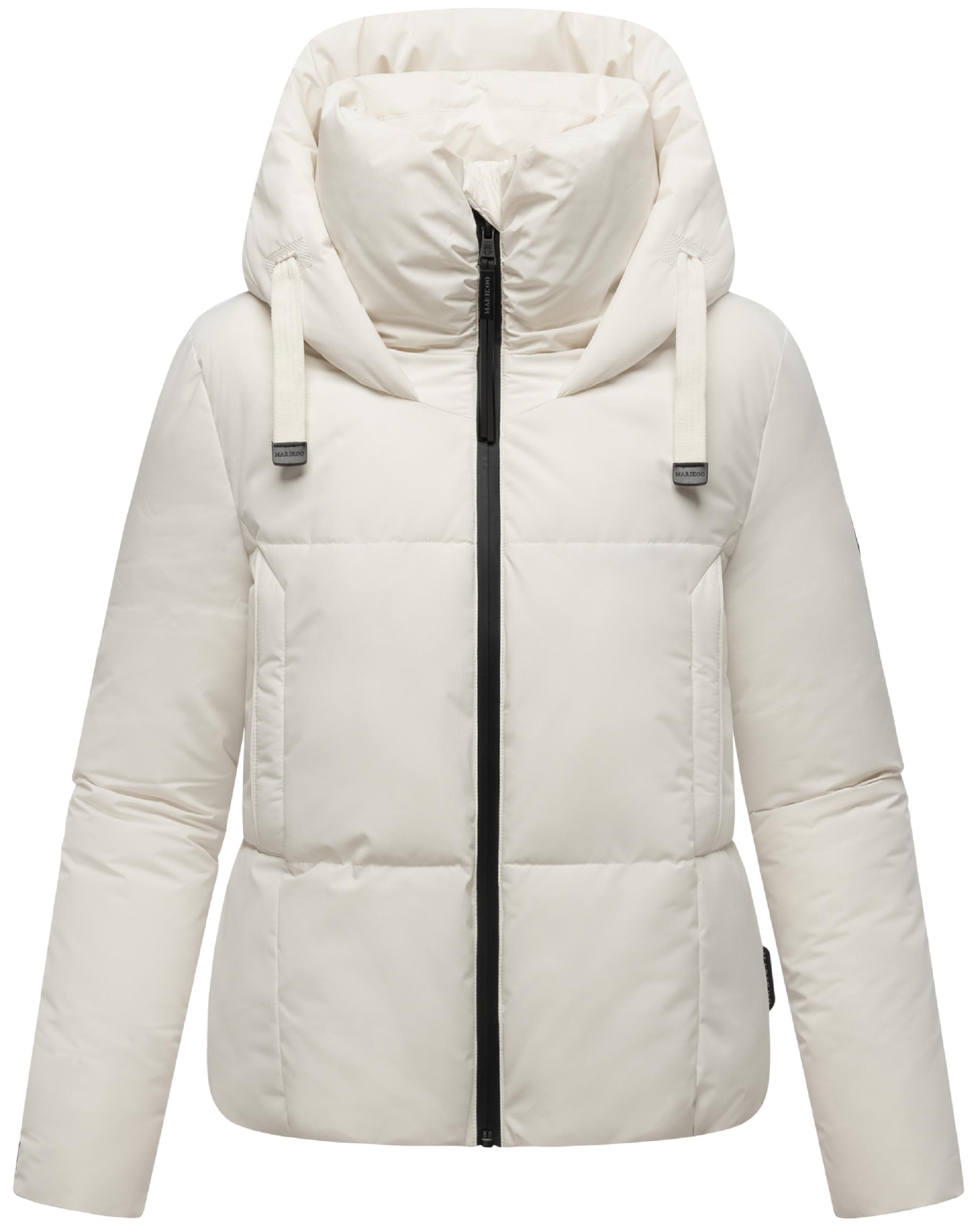 Warme Steppjacke mit Kapuze "Ninikaa XVI" Offwhite