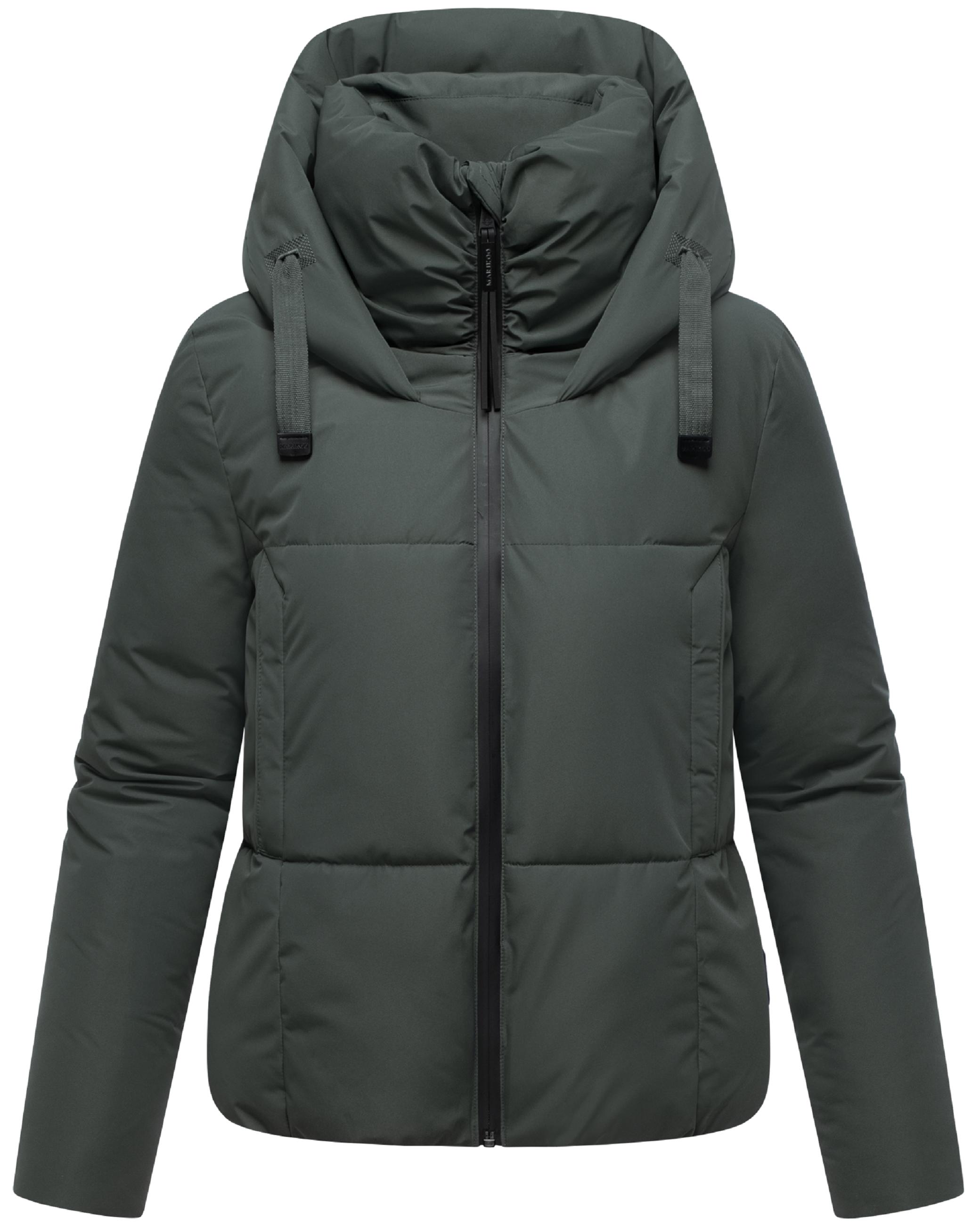 Warme Steppjacke mit Kapuze "Ninikaa XVI" Stone Green