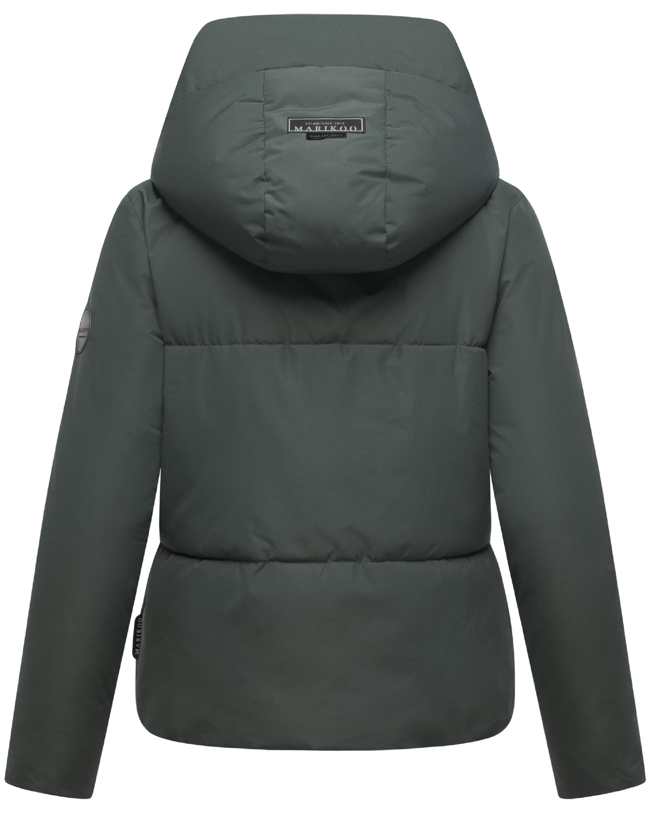 Warme Steppjacke mit Kapuze "Ninikaa XVI" Stone Green