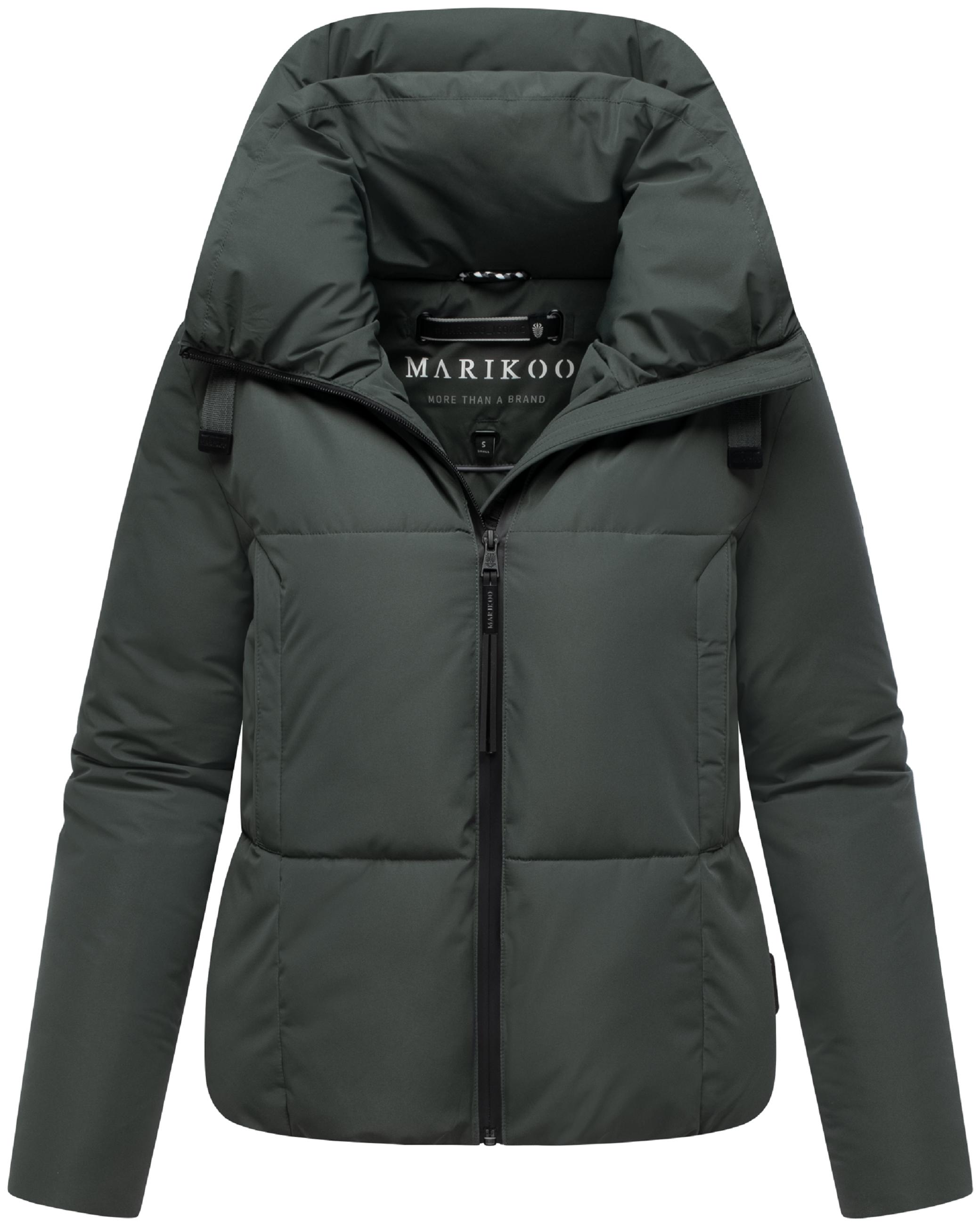 Warme Steppjacke mit Kapuze "Ninikaa XVI" Stone Green