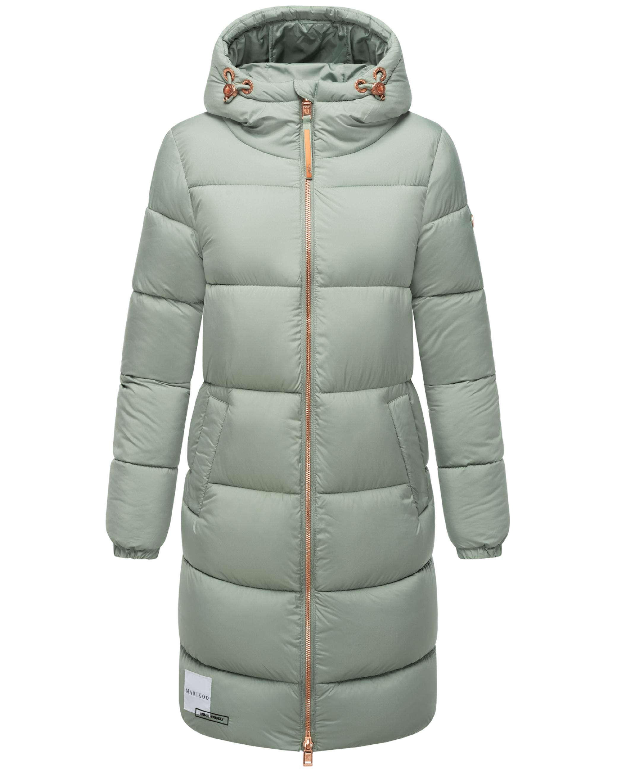 Steppmantel roséfarbenen Details "Nomadiaa 16" Smokey Mint