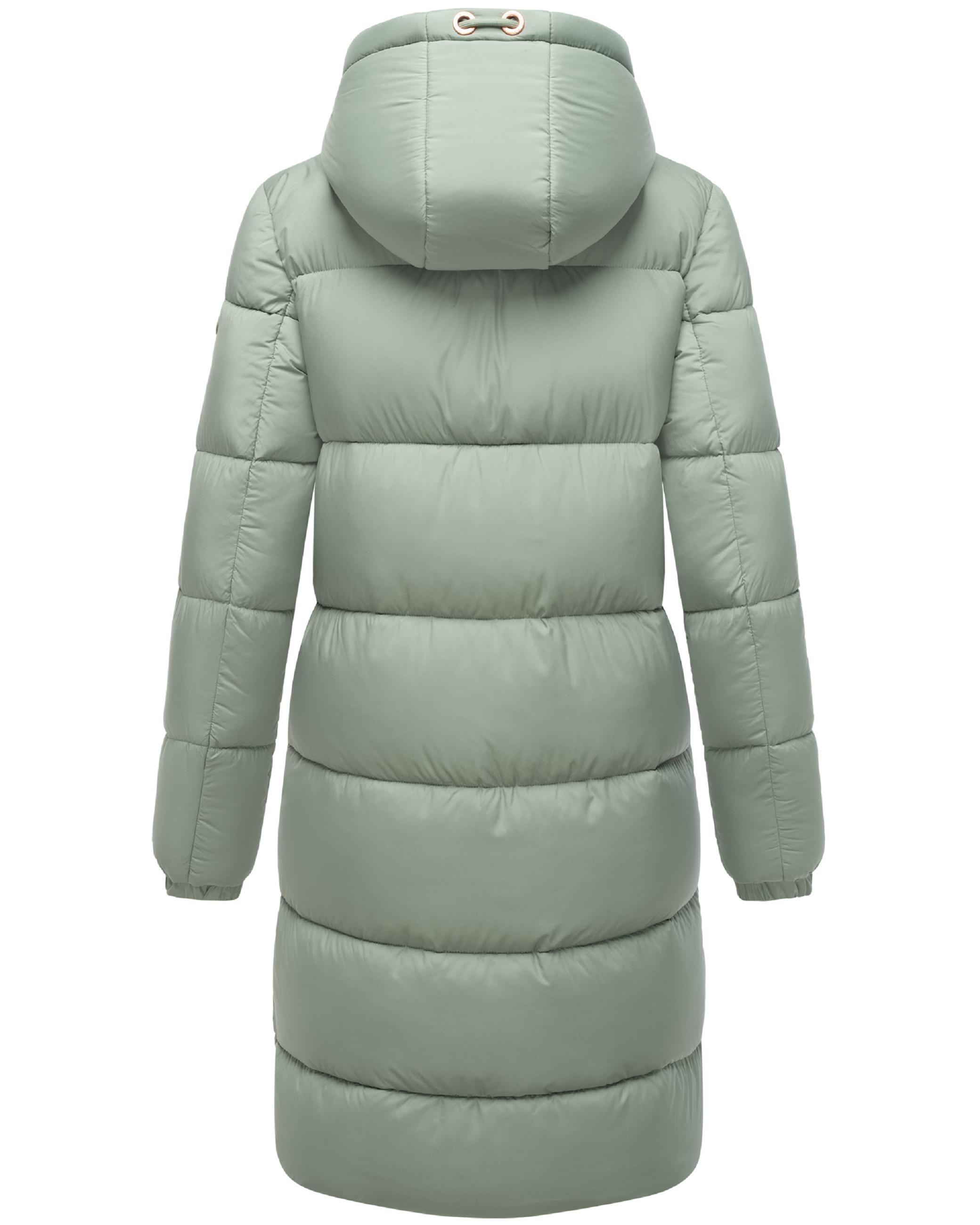 Steppmantel roséfarbenen Details "Nomadiaa 16" Smokey Mint