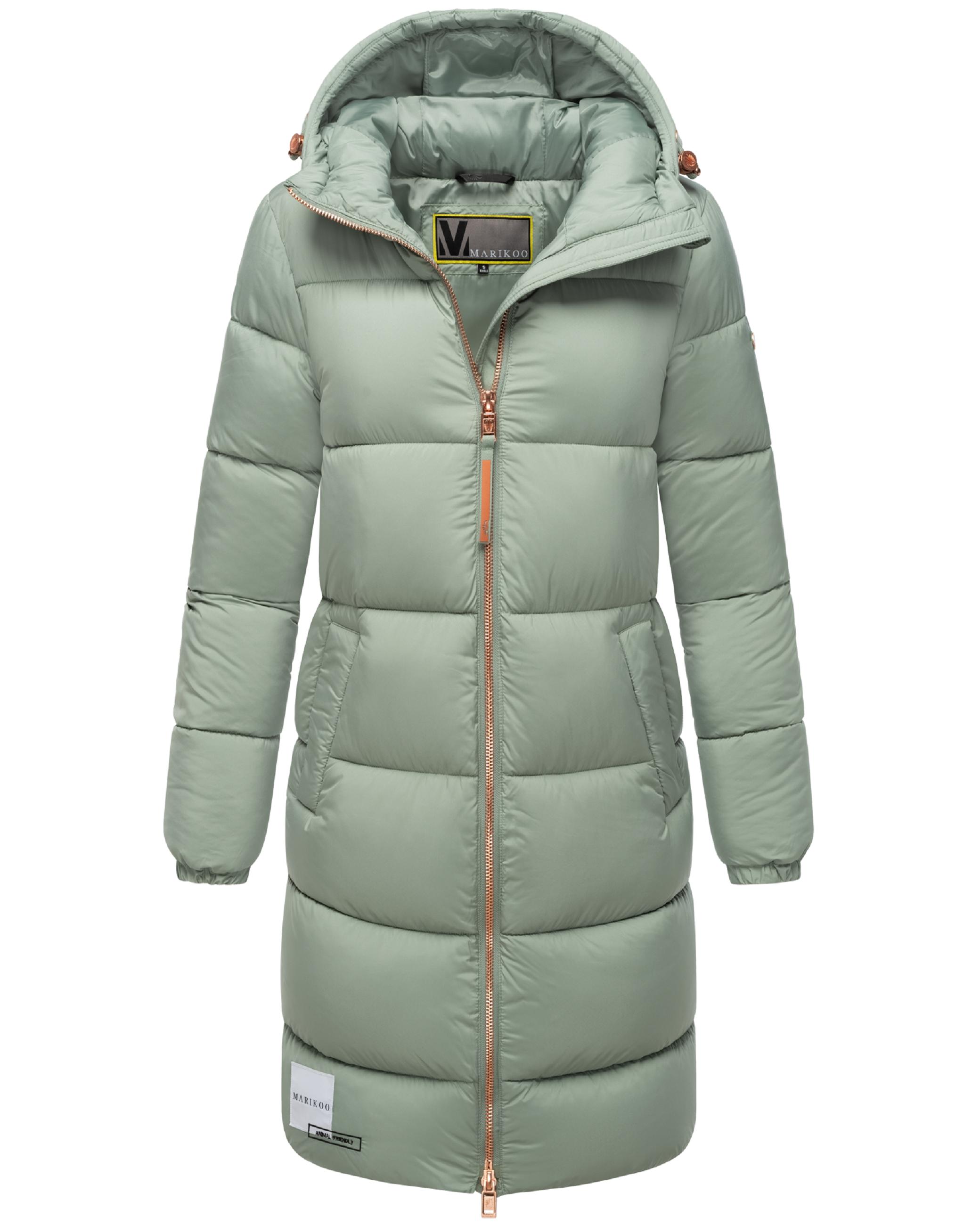 Steppmantel roséfarbenen Details "Nomadiaa 16" Smokey Mint