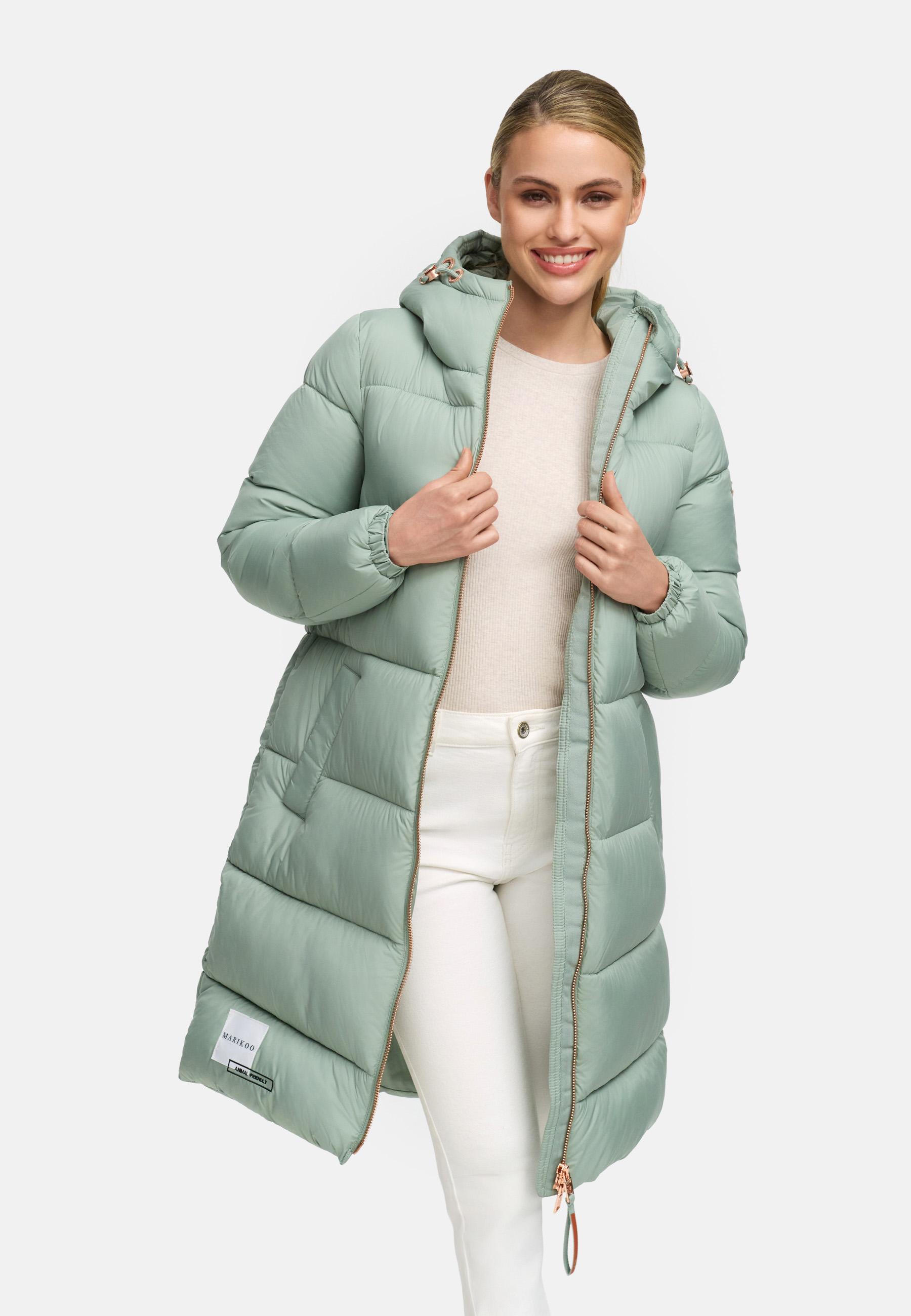 Steppmantel roséfarbenen Details "Nomadiaa 16" Smokey Mint