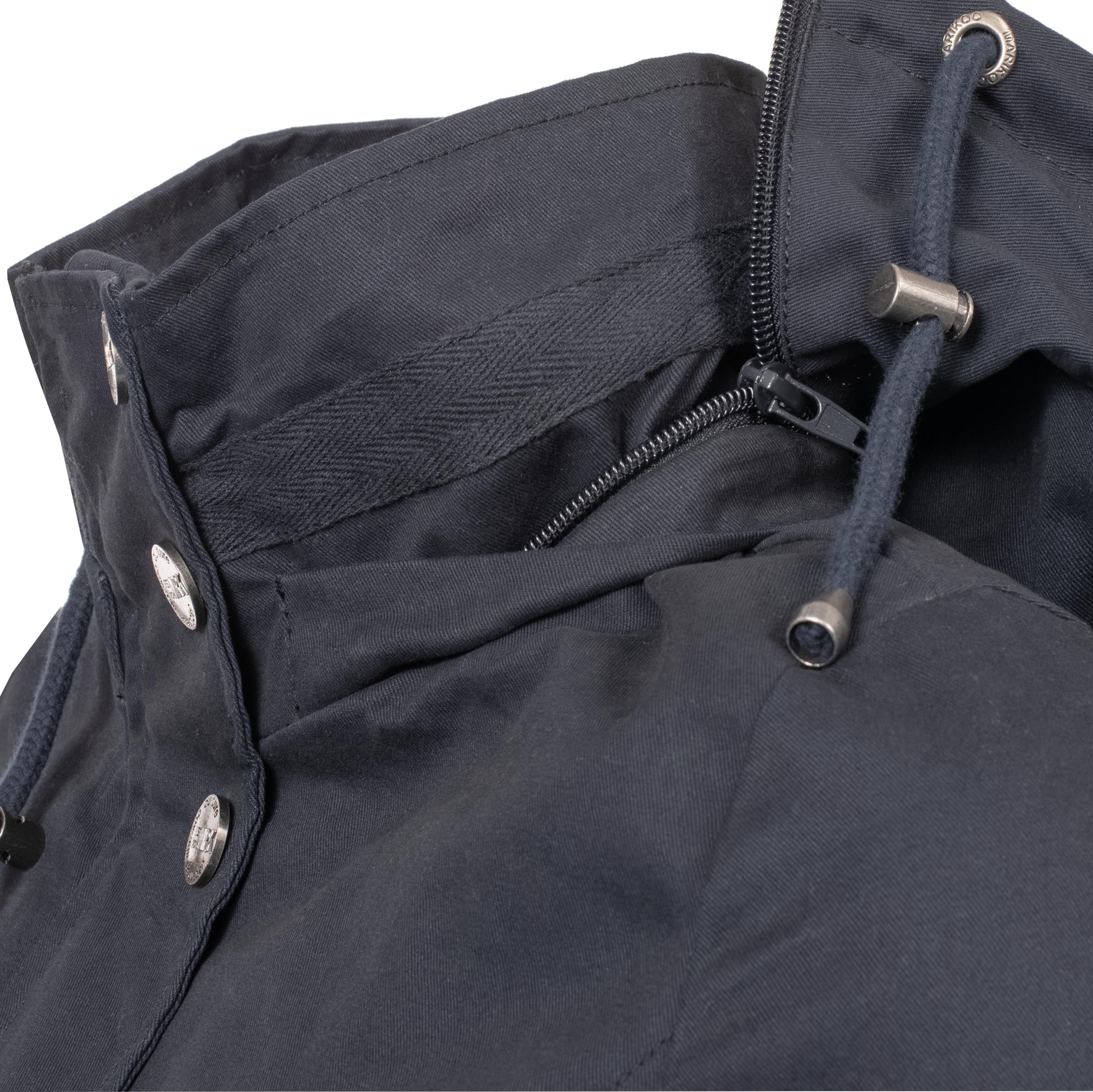 Leichter Baumwollparka mit Kapuze "Nyokoo" Blau