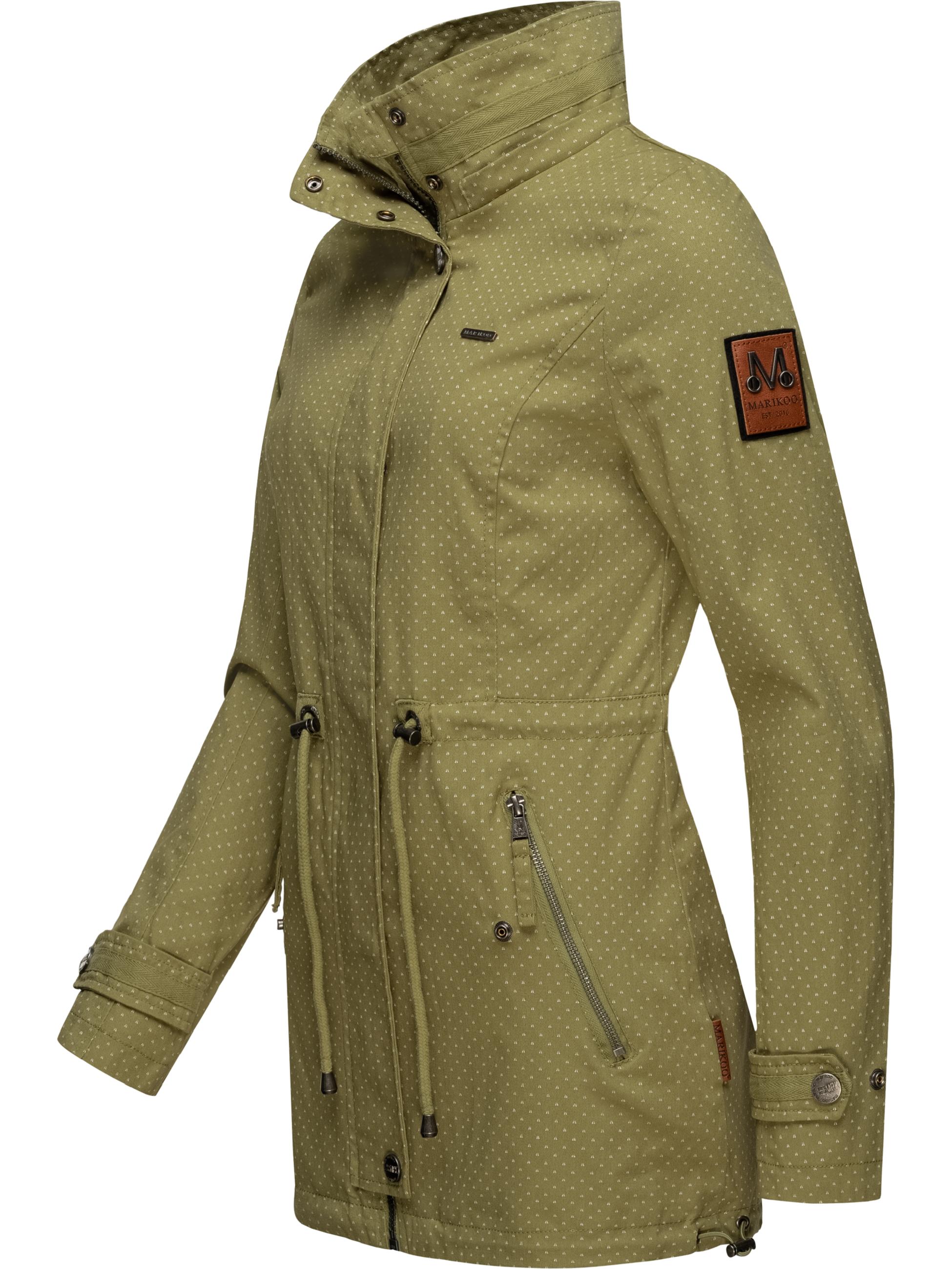 Leichter Baumwollparka mit Kapuze "Nyokoo" Green Dots