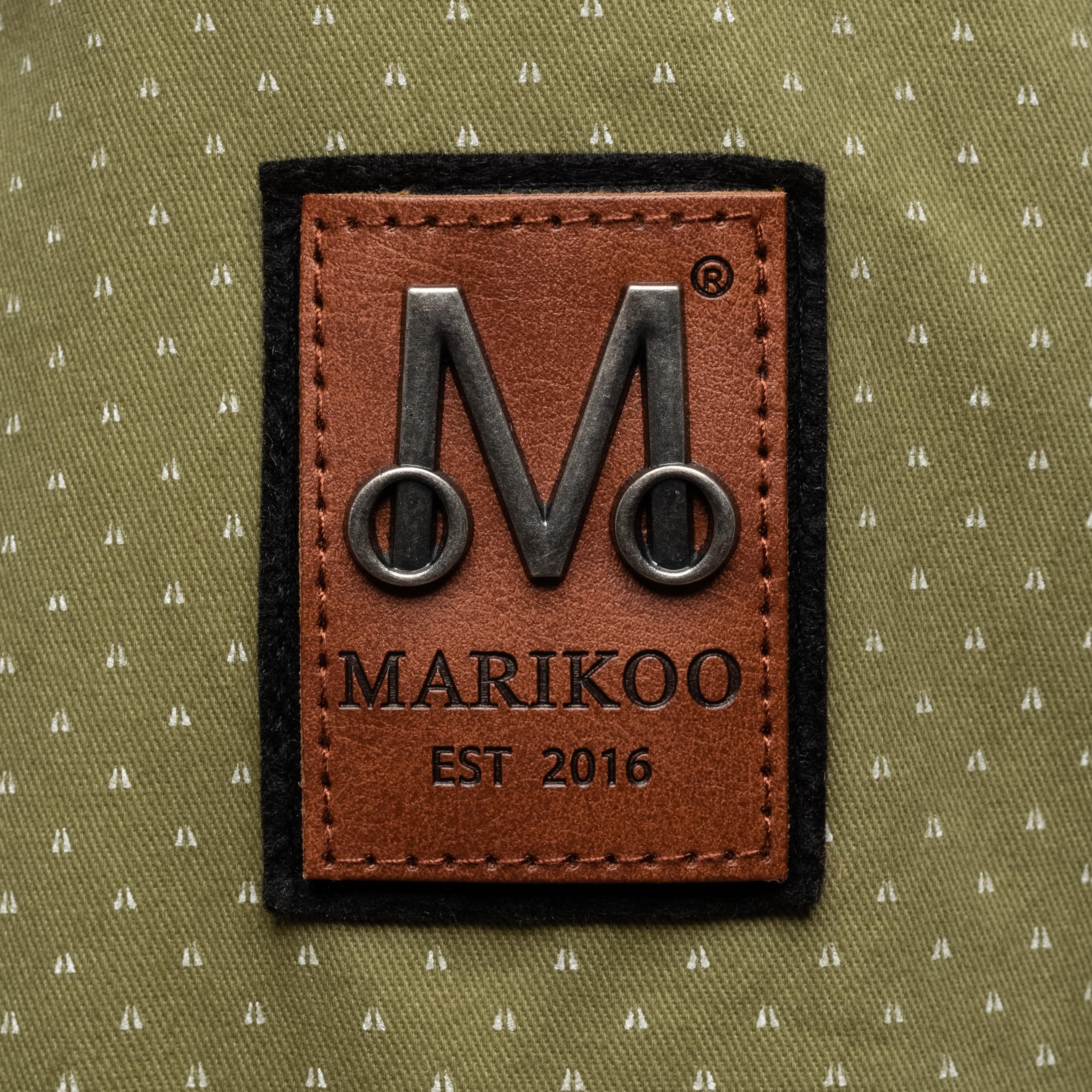Leichter Baumwollparka mit Kapuze "Nyokoo" Green Dots