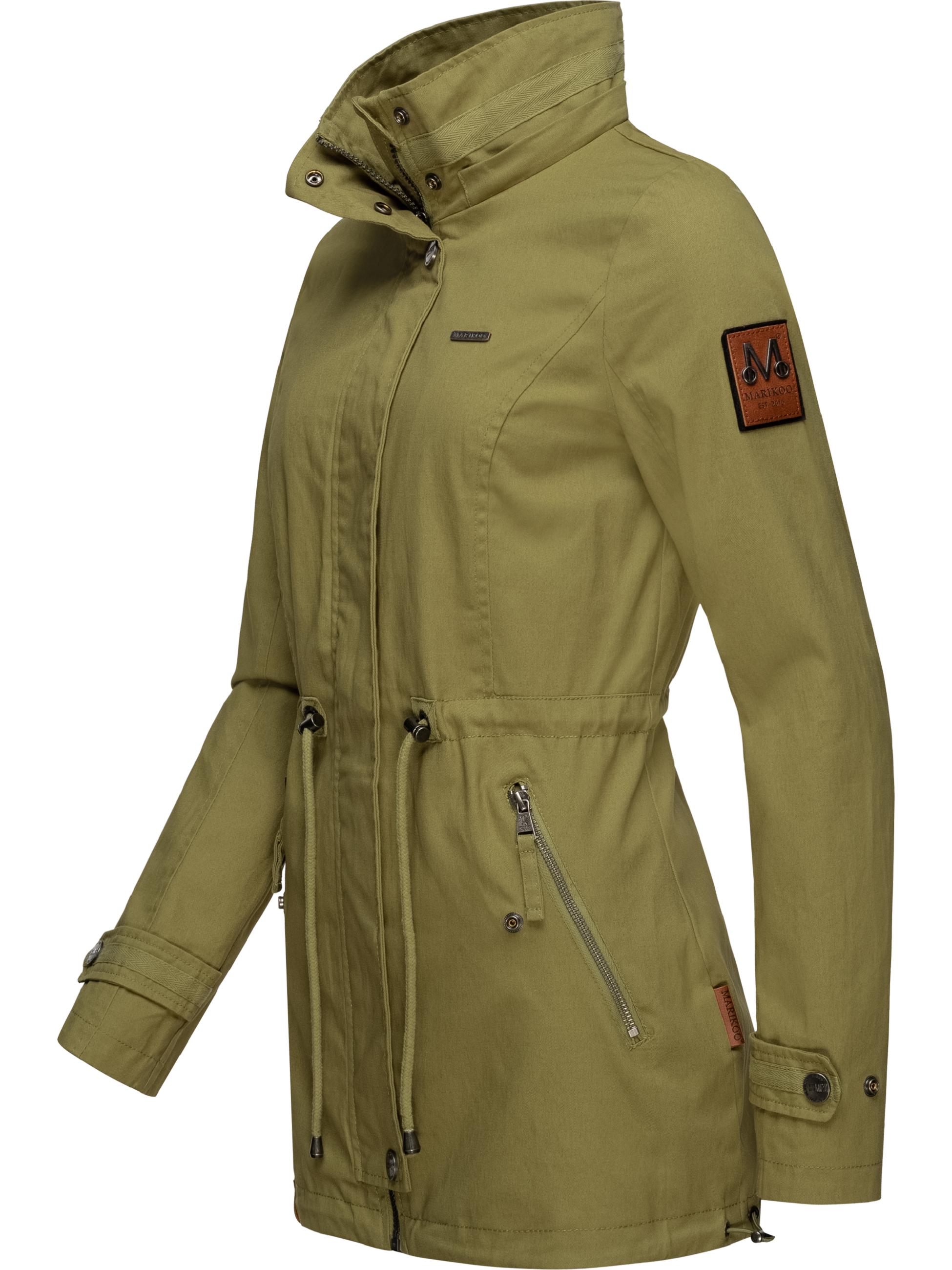 Leichter Baumwollparka mit Kapuze "Nyokoo" Green