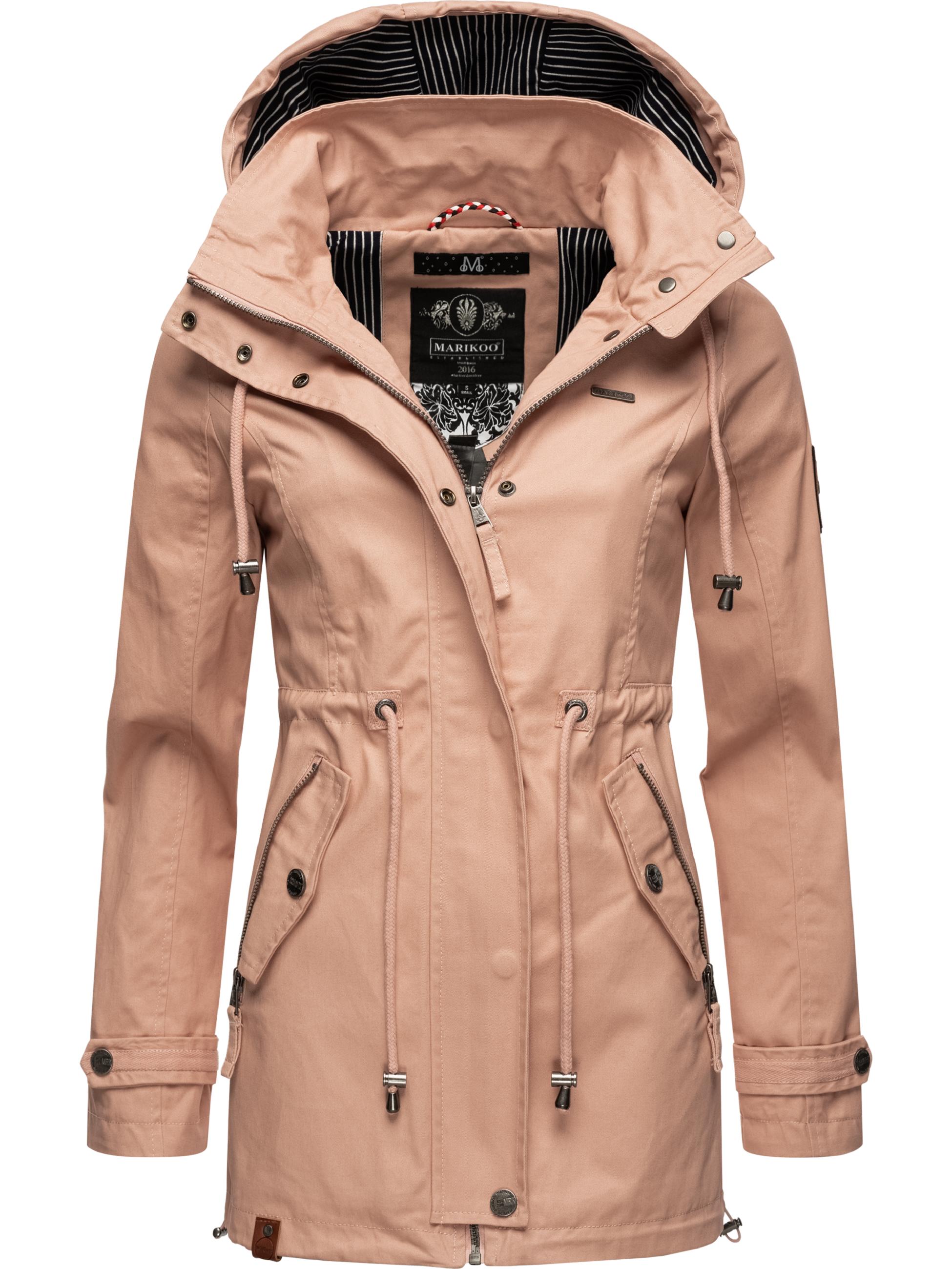 Leichter Baumwollparka mit Kapuze "Nyokoo" Light Rose