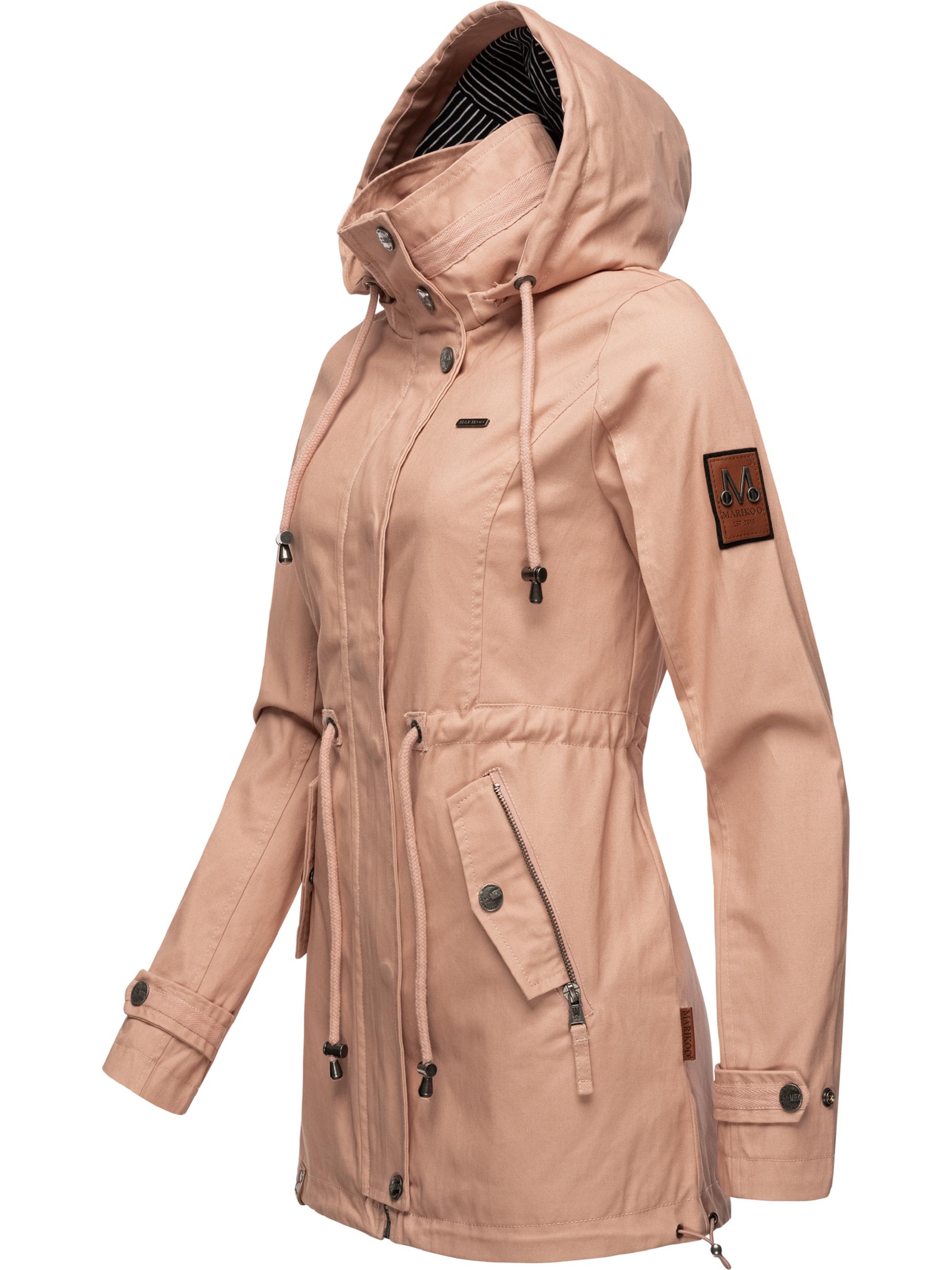 Leichter Baumwollparka mit Kapuze "Nyokoo" Light Rose