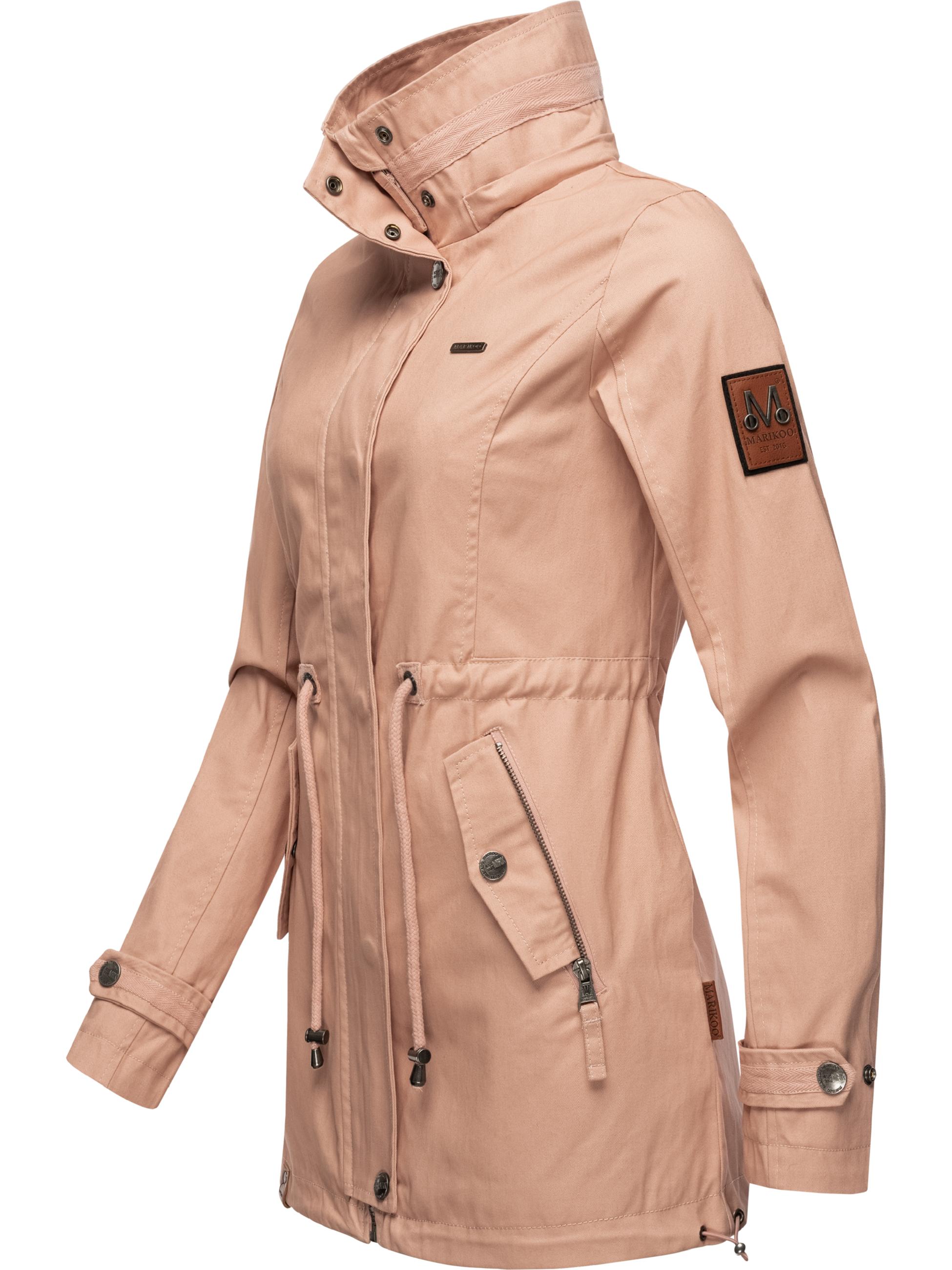 Leichter Baumwollparka mit Kapuze "Nyokoo" Light Rose