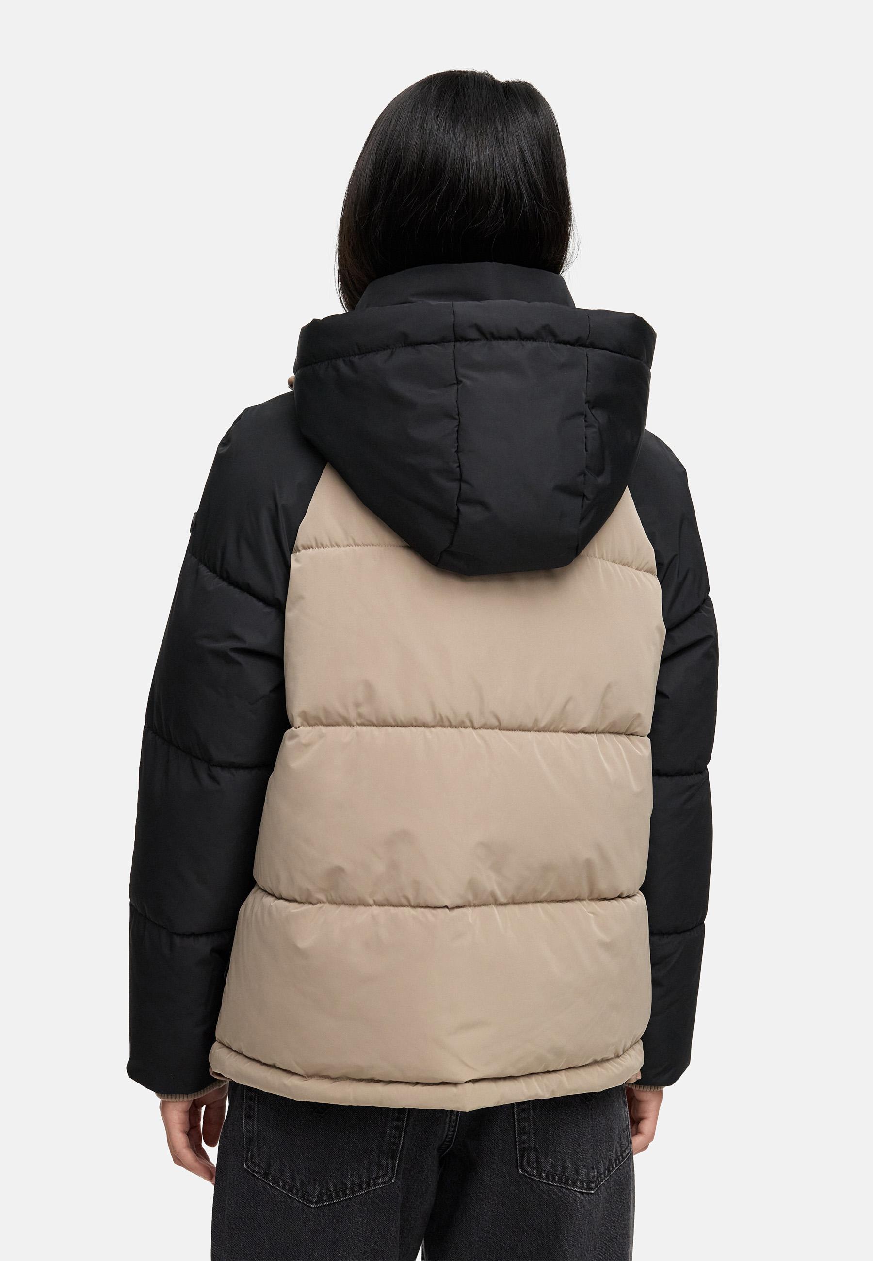 Steppjacke im Colourblocking-Style "Omariaa 16" Black