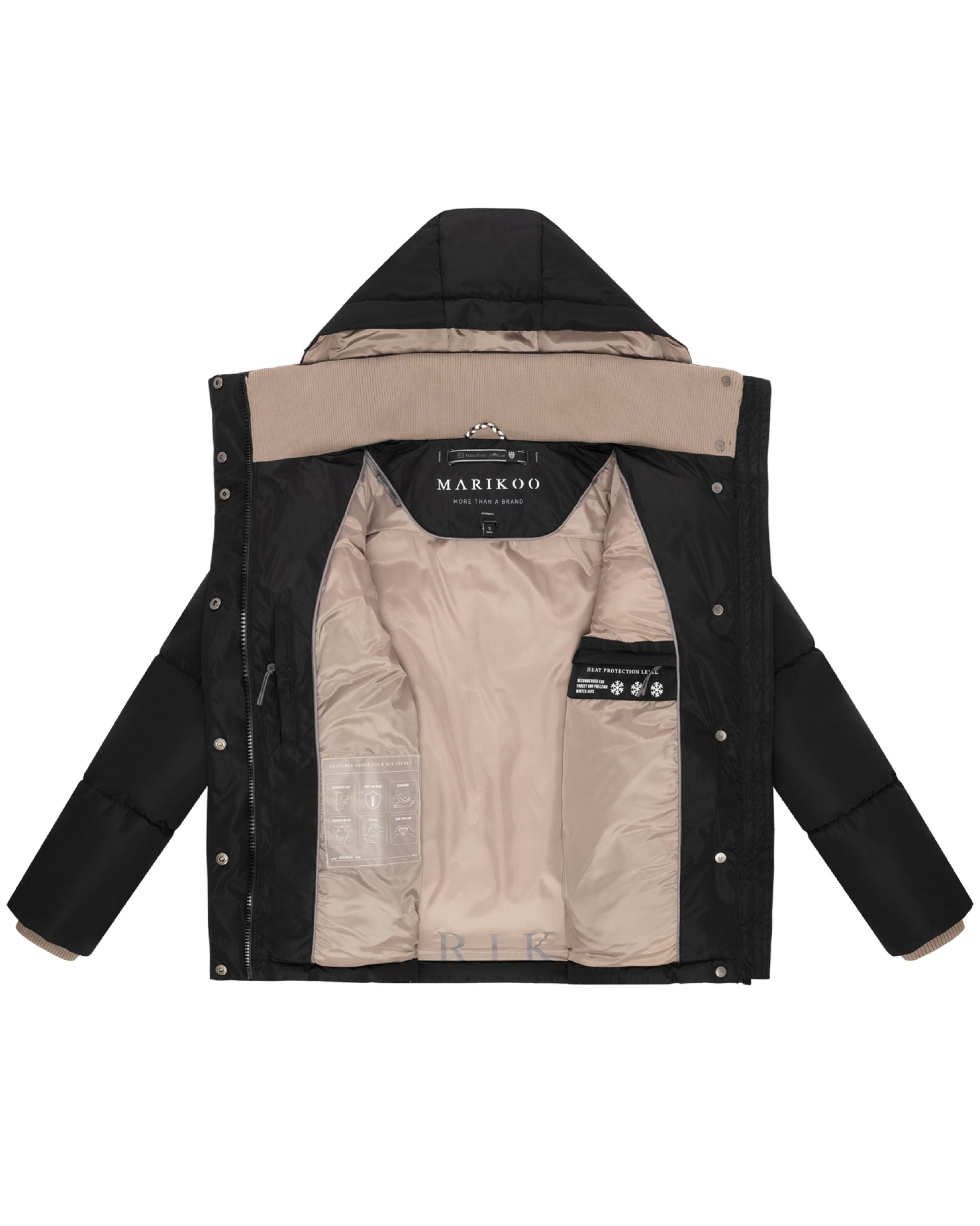 Steppjacke im Colourblocking-Style "Omariaa 16" Black