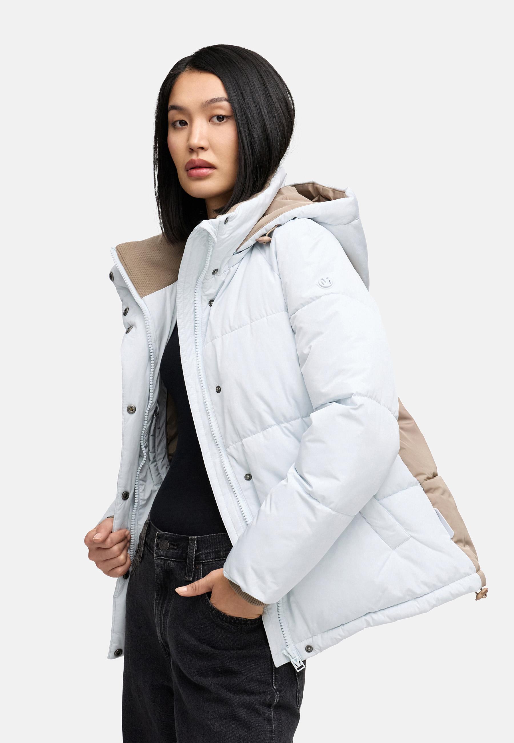 Steppjacke im Colourblocking-Style "Omariaa 16" Ice Blue