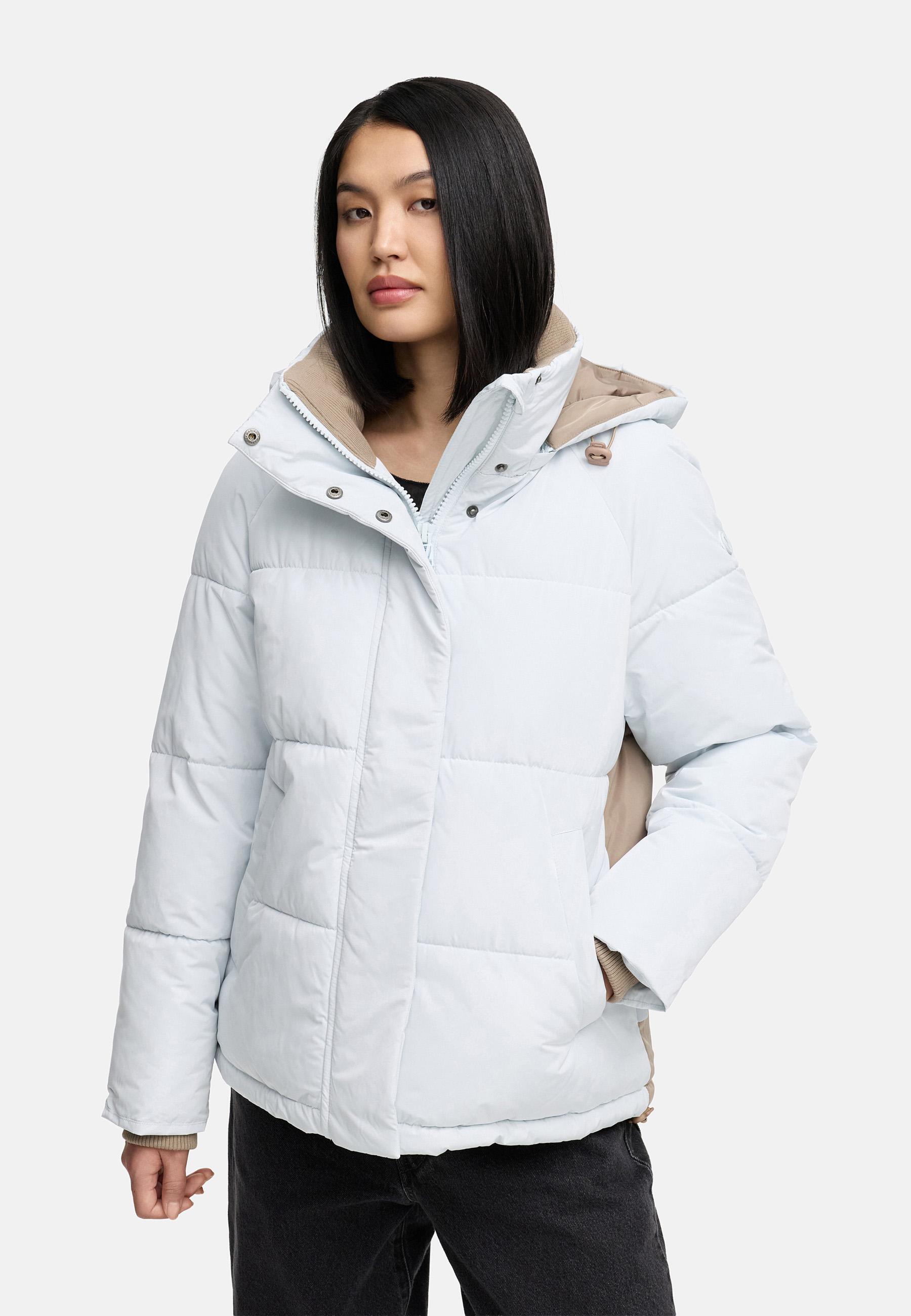 Steppjacke im Colourblocking-Style "Omariaa 16" Ice Blue