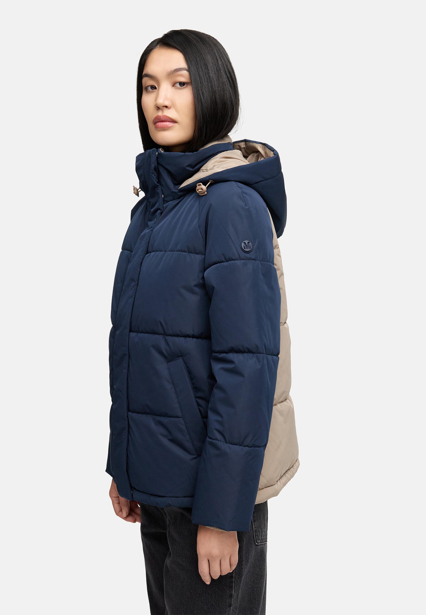 Steppjacke im Colourblocking-Style "Omariaa 16" Navy