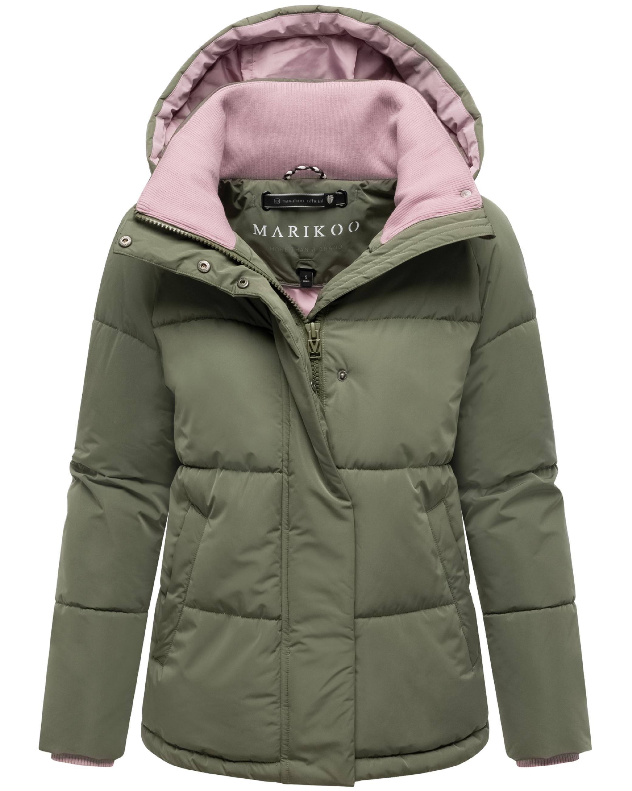 Steppjacke im Colourblocking-Style "Omariaa 16" Olive Leaf