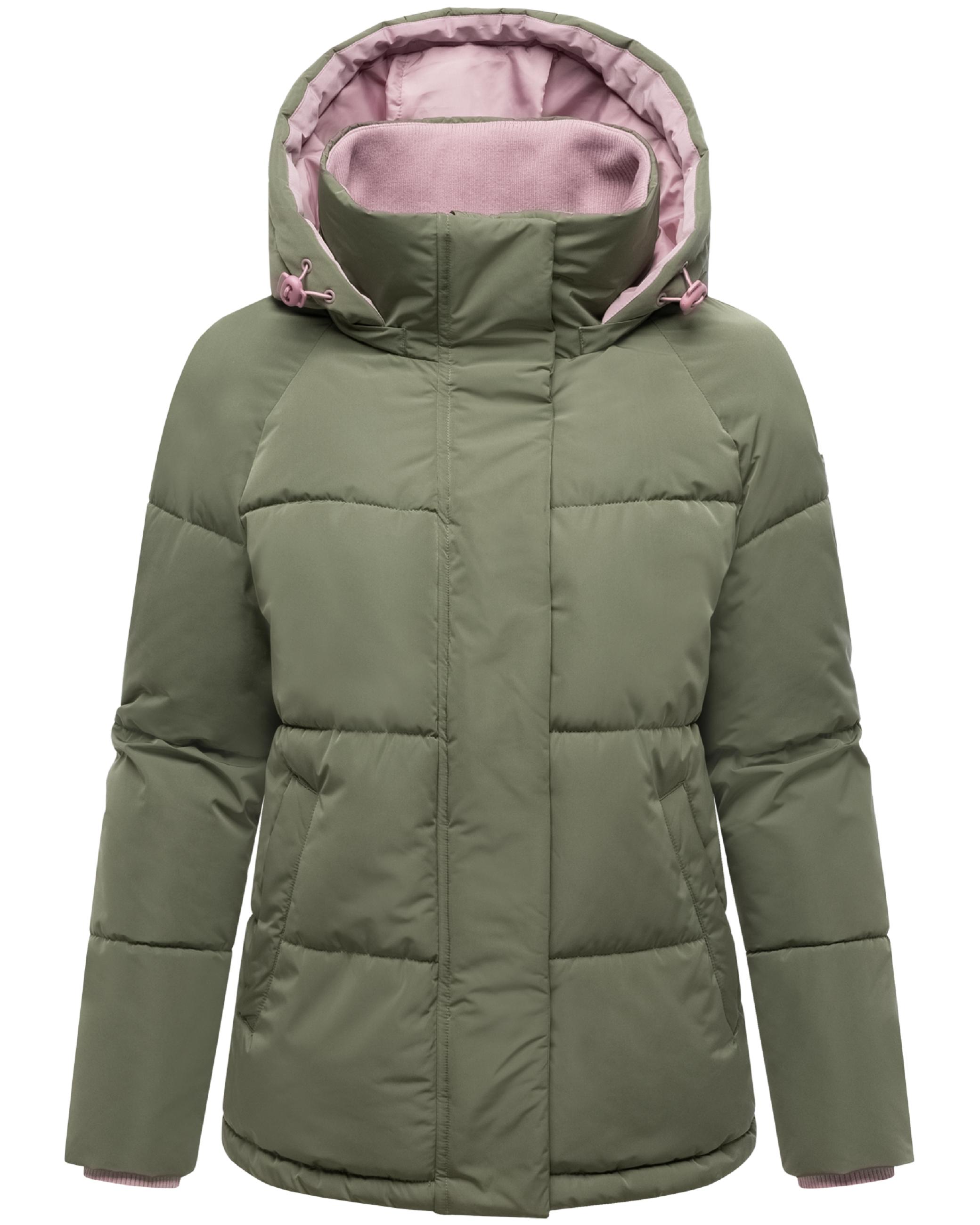 Steppjacke im Colourblocking-Style "Omariaa 16" Olive Leaf