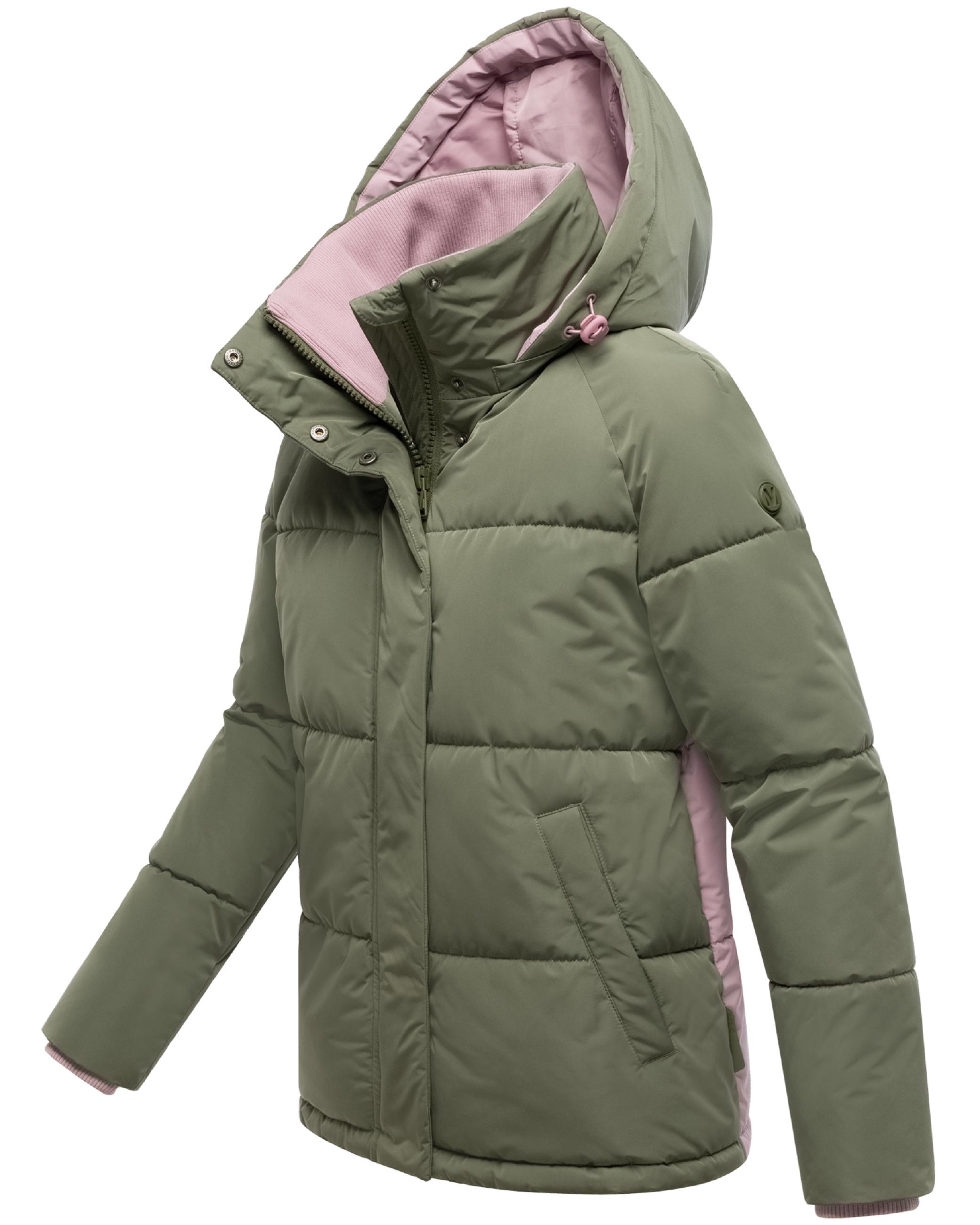 Steppjacke im Colourblocking-Style "Omariaa 16" Olive Leaf