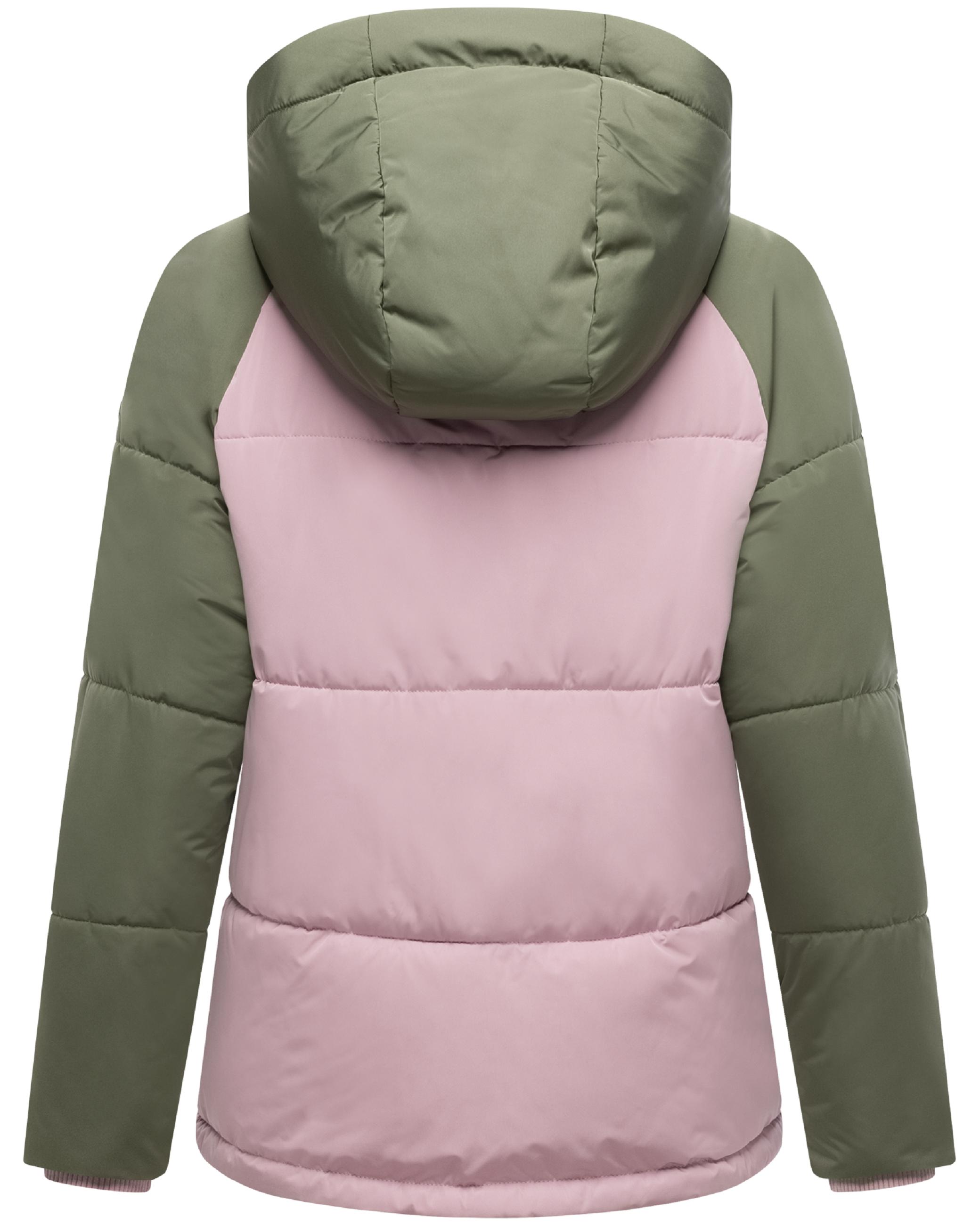 Steppjacke im Colourblocking-Style "Omariaa 16" Olive Leaf