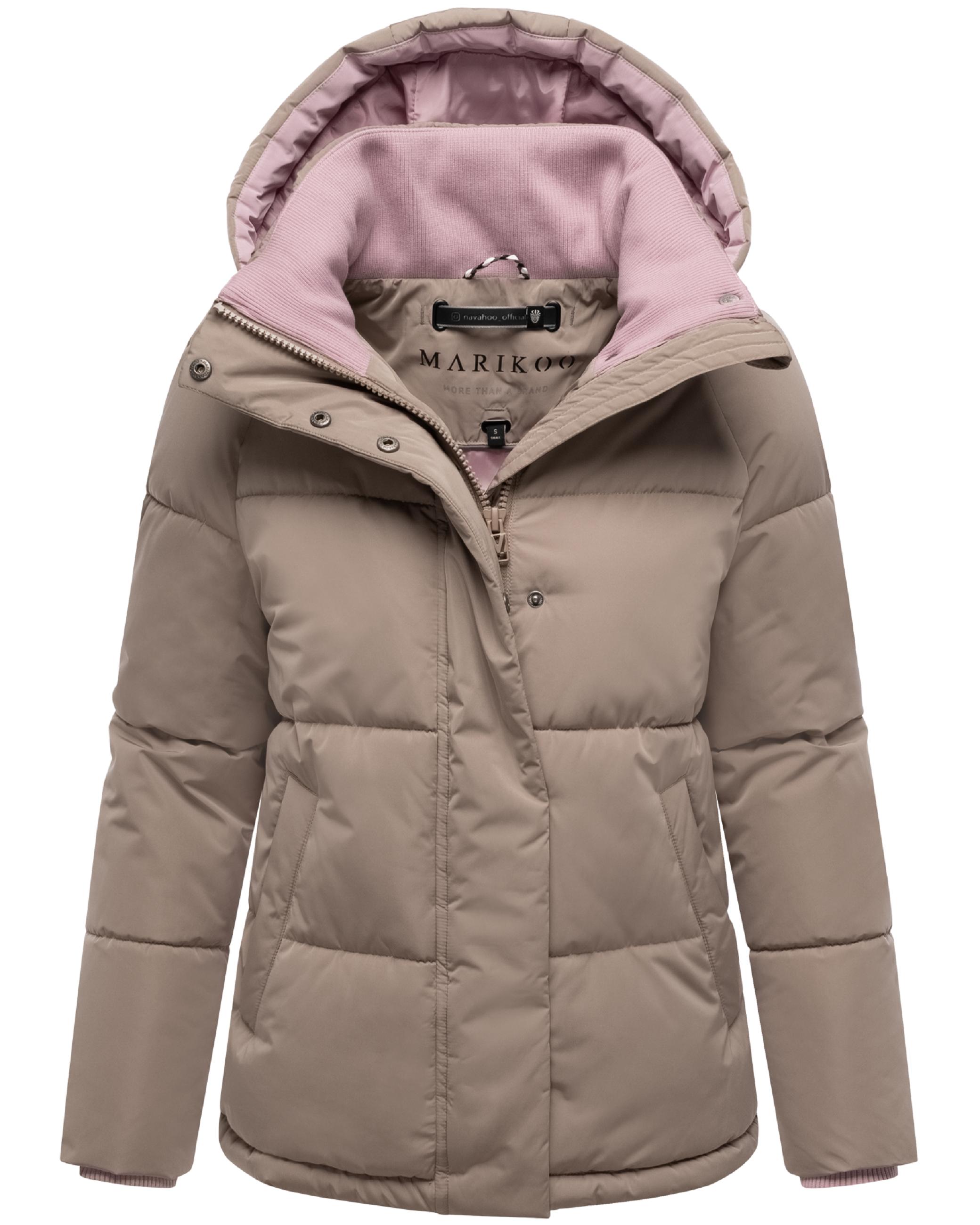 Steppjacke im Colourblocking-Style "Omariaa 16" Taupe Grey