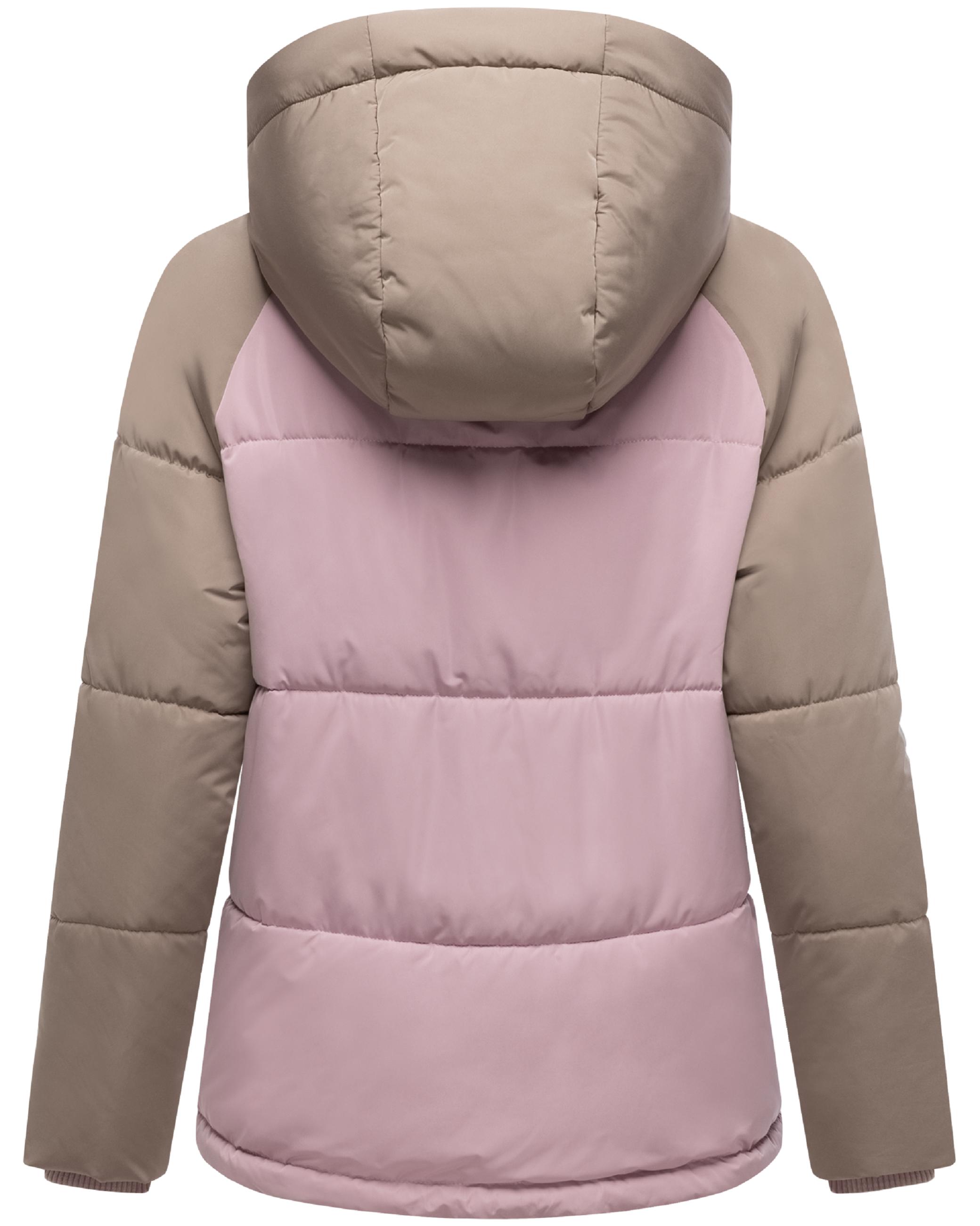 Steppjacke im Colourblocking-Style "Omariaa 16" Taupe Grey