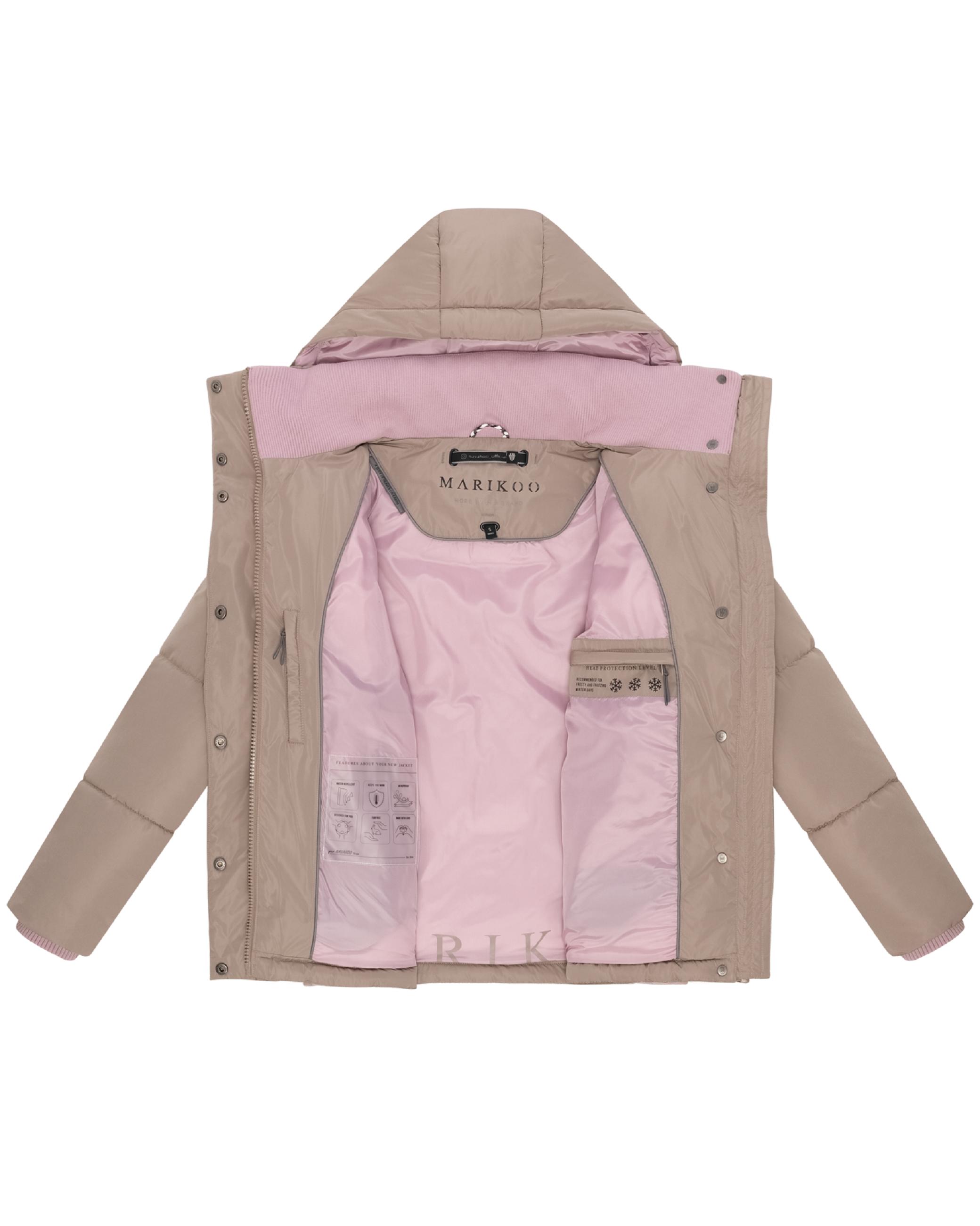 Steppjacke im Colourblocking-Style "Omariaa 16" Taupe Grey