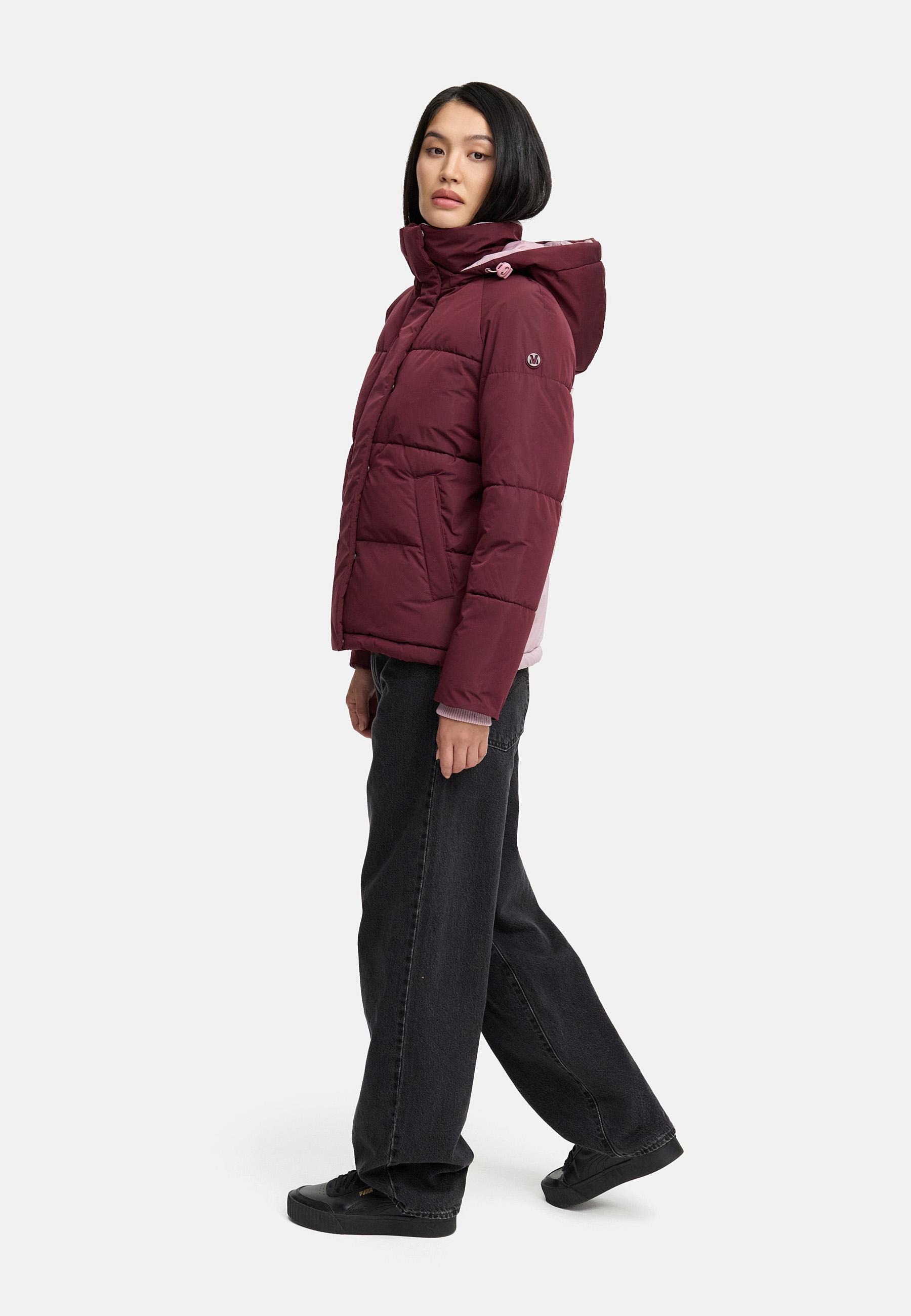 Steppjacke im Colourblocking-Style "Omariaa 16" Wine