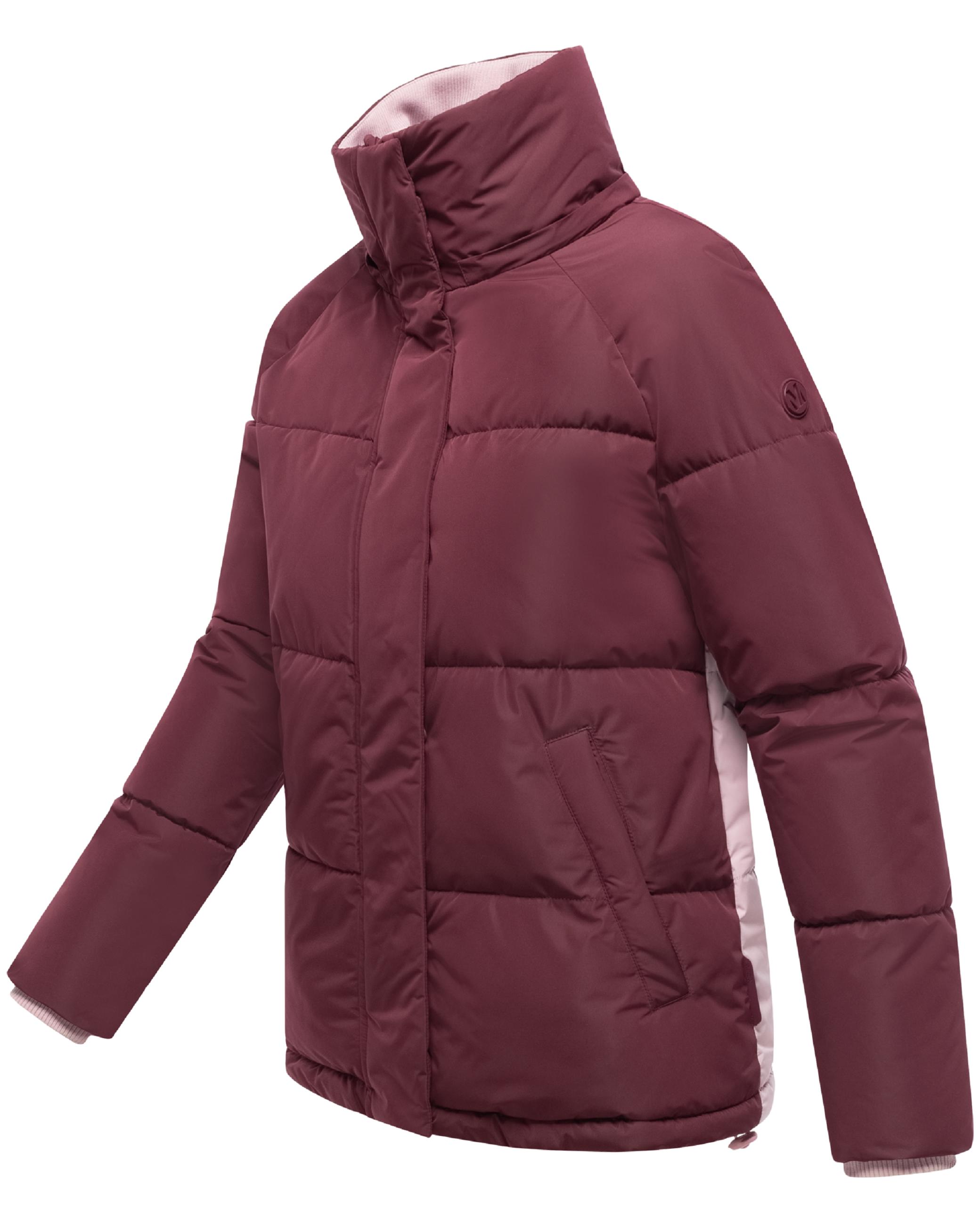 Steppjacke im Colourblocking-Style "Omariaa 16" Wine