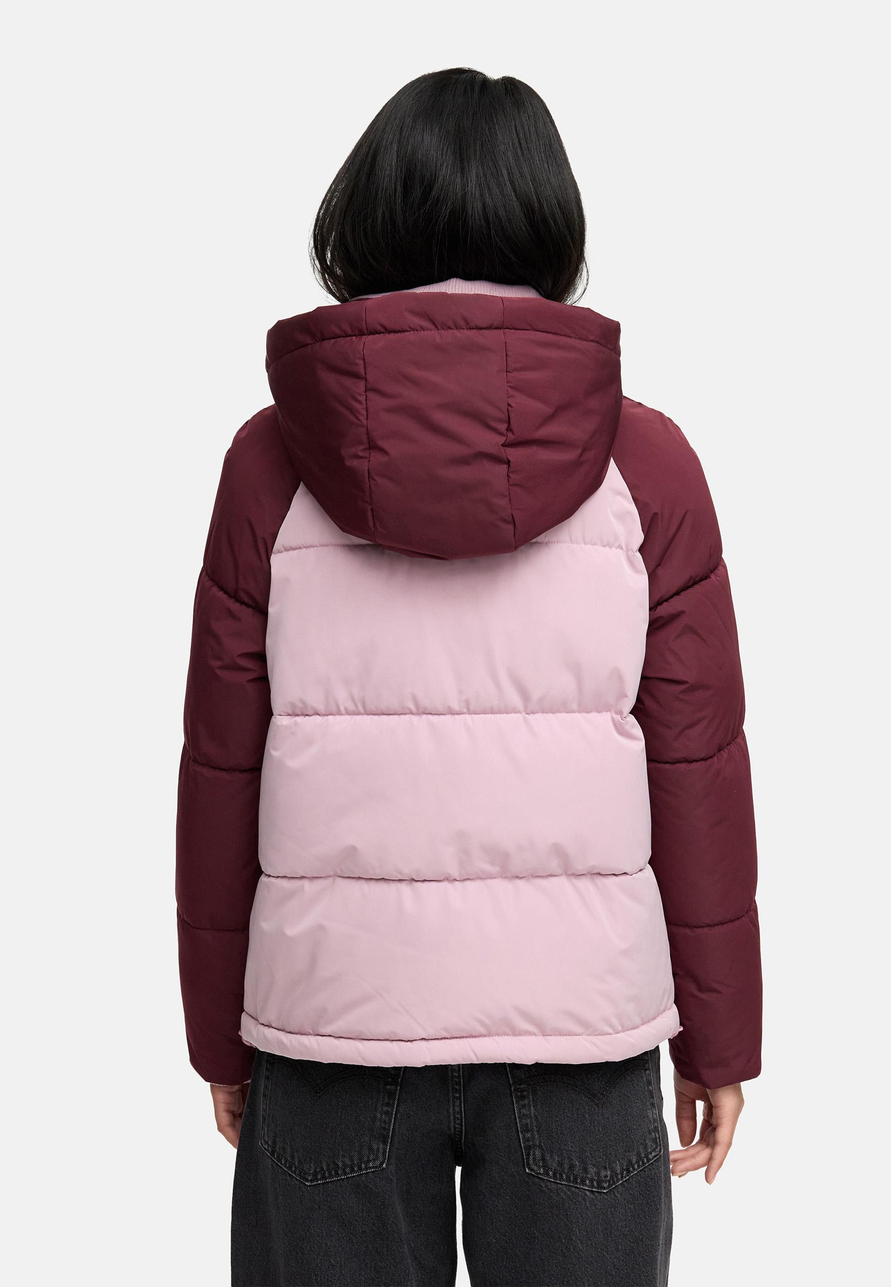 Steppjacke im Colourblocking-Style "Omariaa 16" Wine
