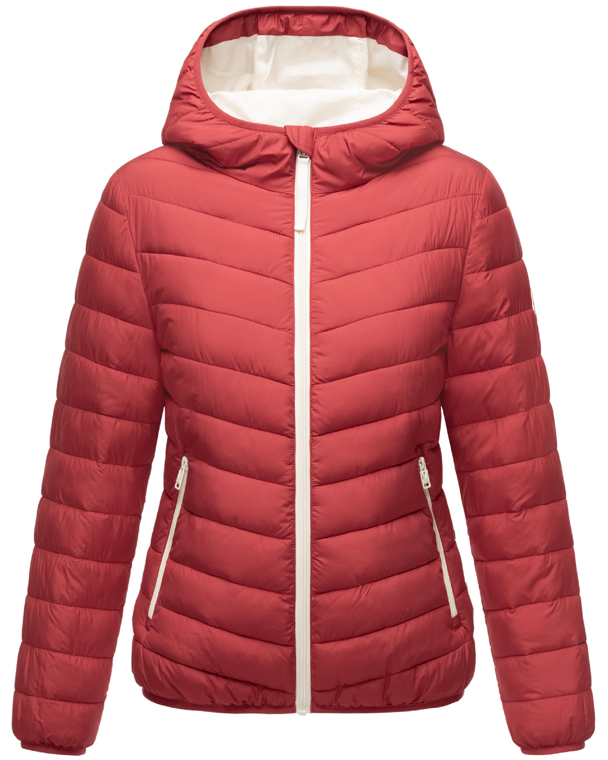 In integrierter Tragetasche verstaubare Jacke "Pack Mich Ein" Deep Red