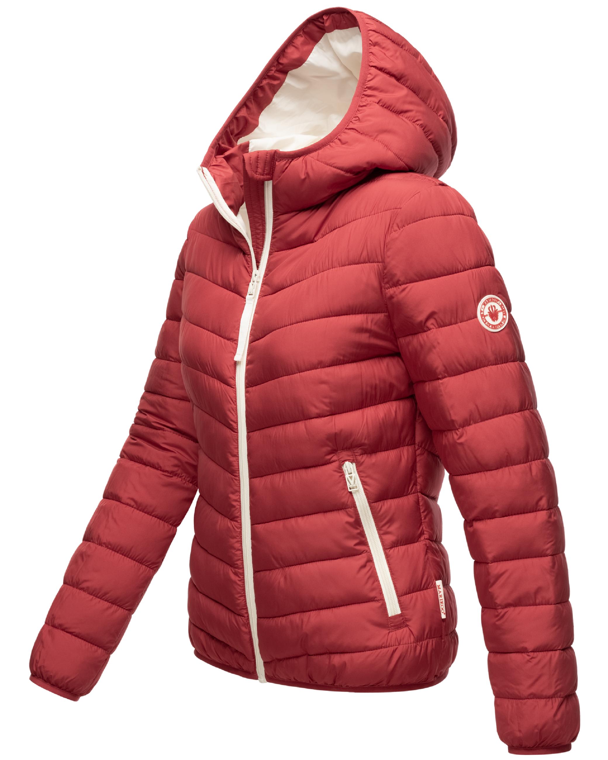 In integrierter Tragetasche verstaubare Jacke "Pack Mich Ein" Deep Red