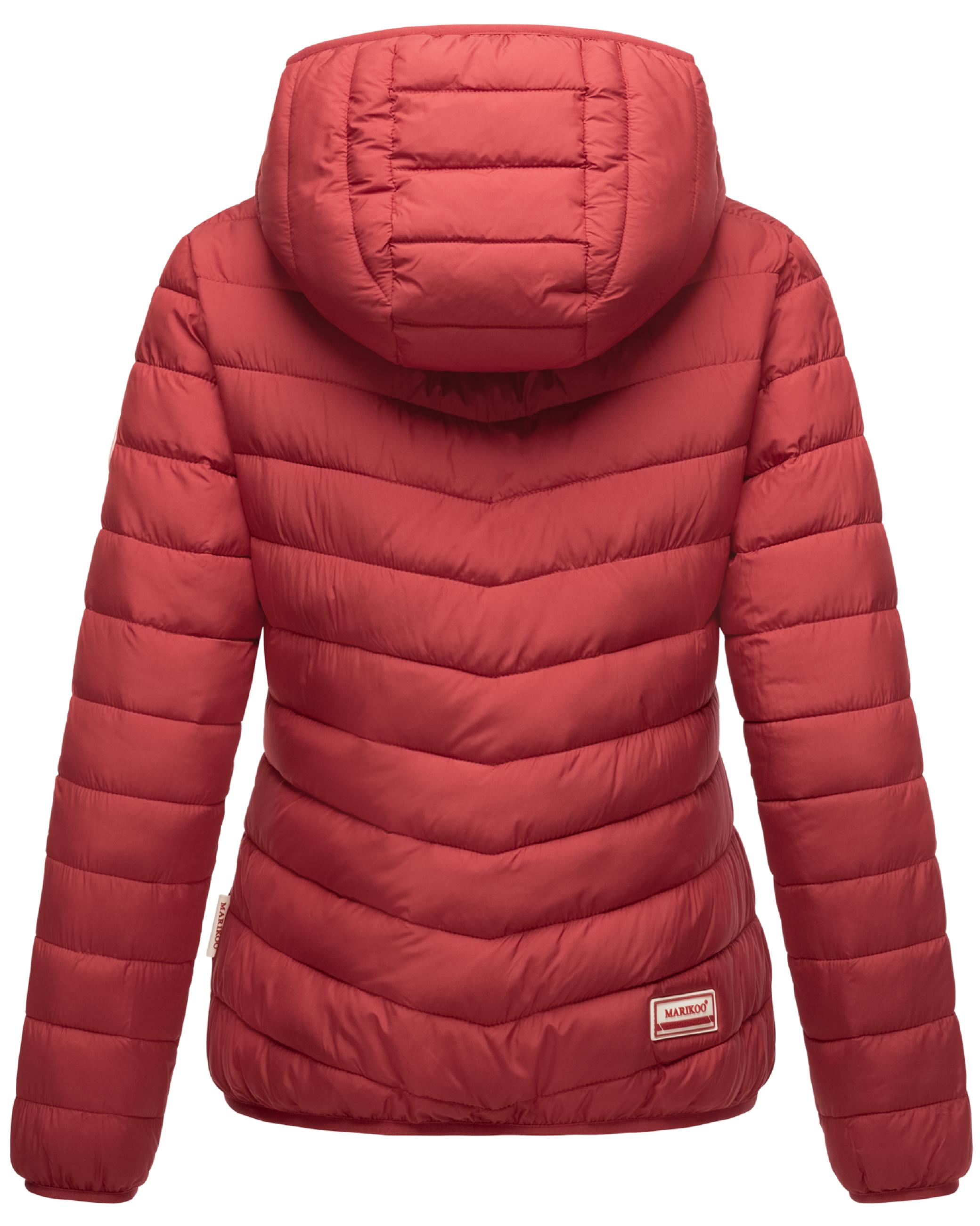 In integrierter Tragetasche verstaubare Jacke "Pack Mich Ein" Deep Red