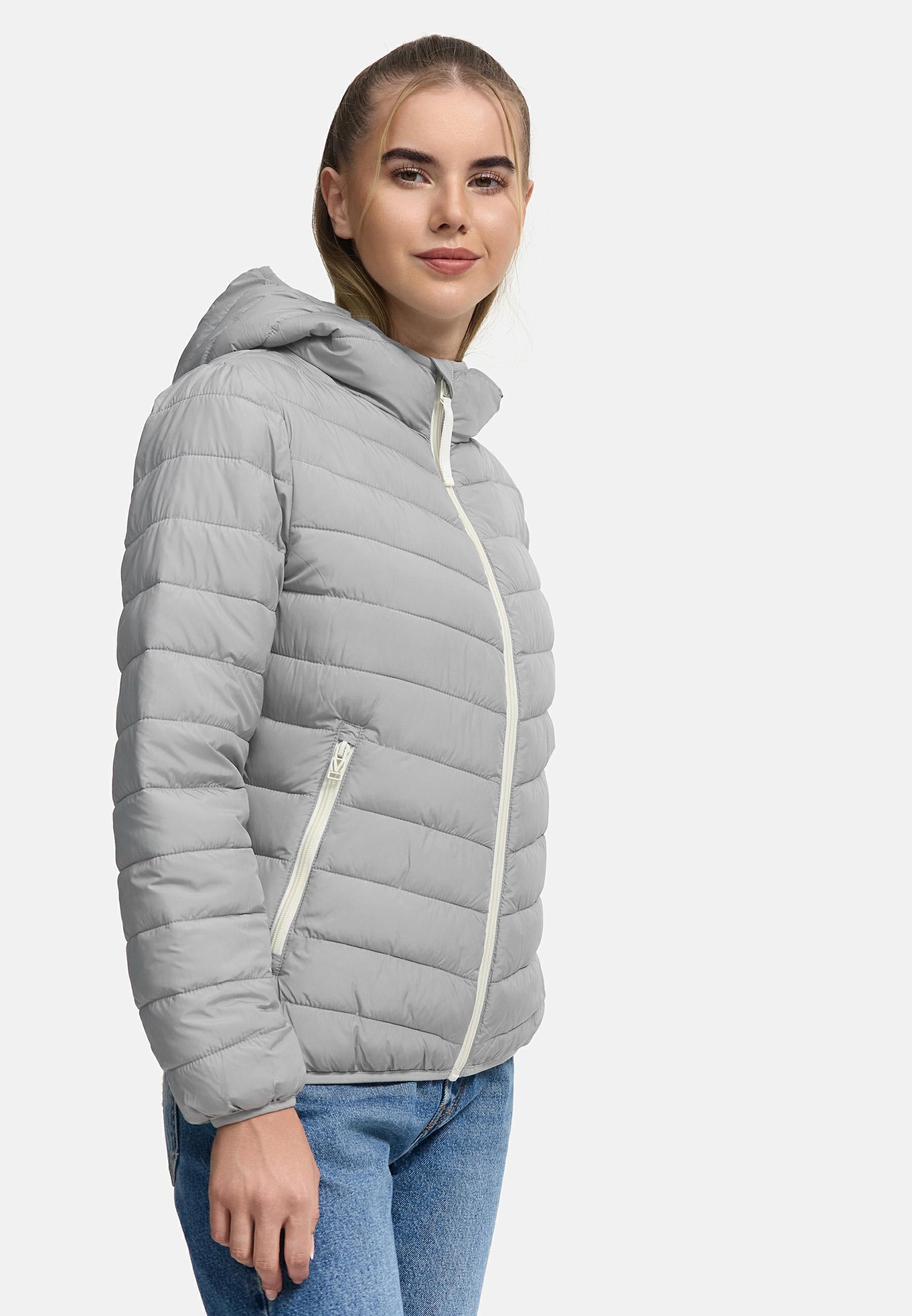 In integrierter Tragetasche verstaubare Jacke "Pack Mich Ein" Grey