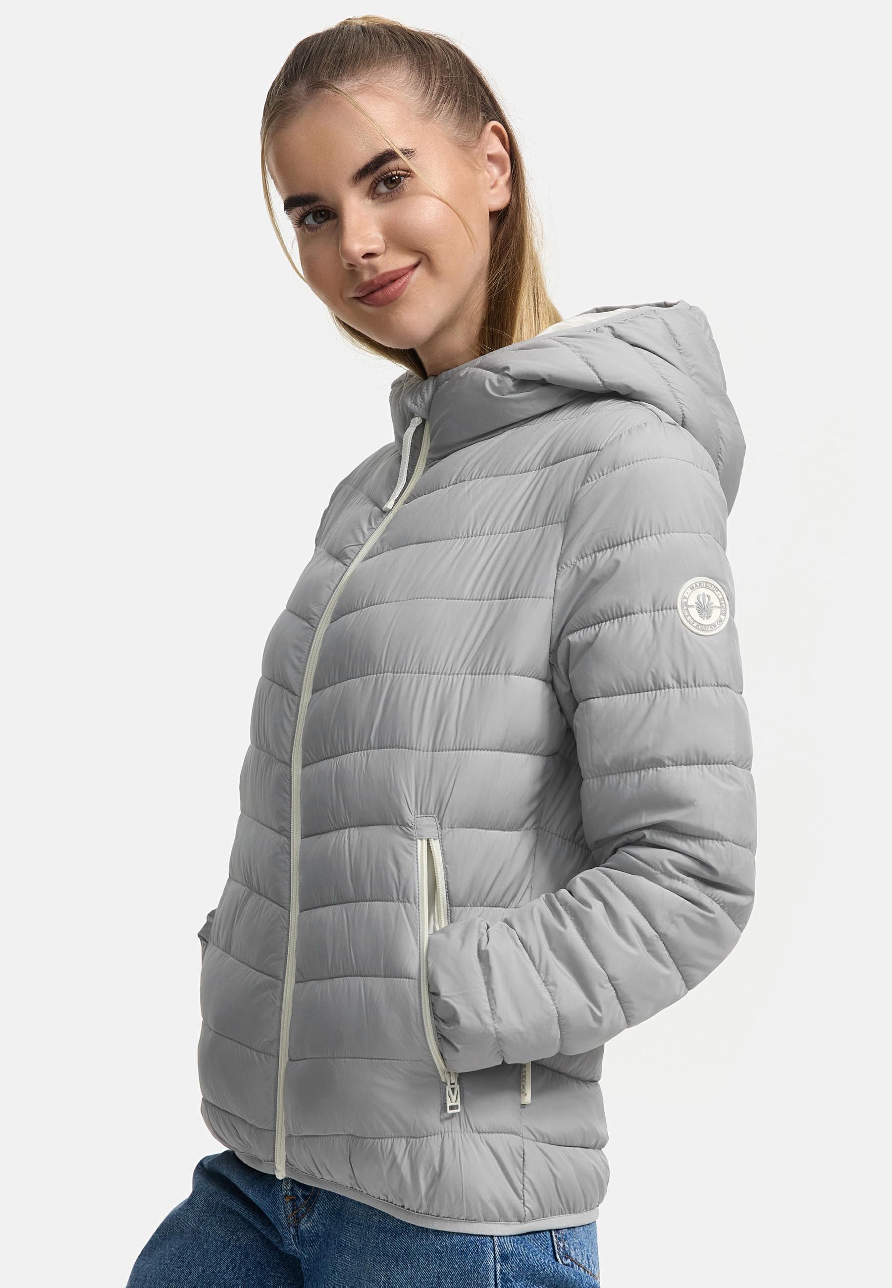 In integrierter Tragetasche verstaubare Jacke "Pack Mich Ein" Grey