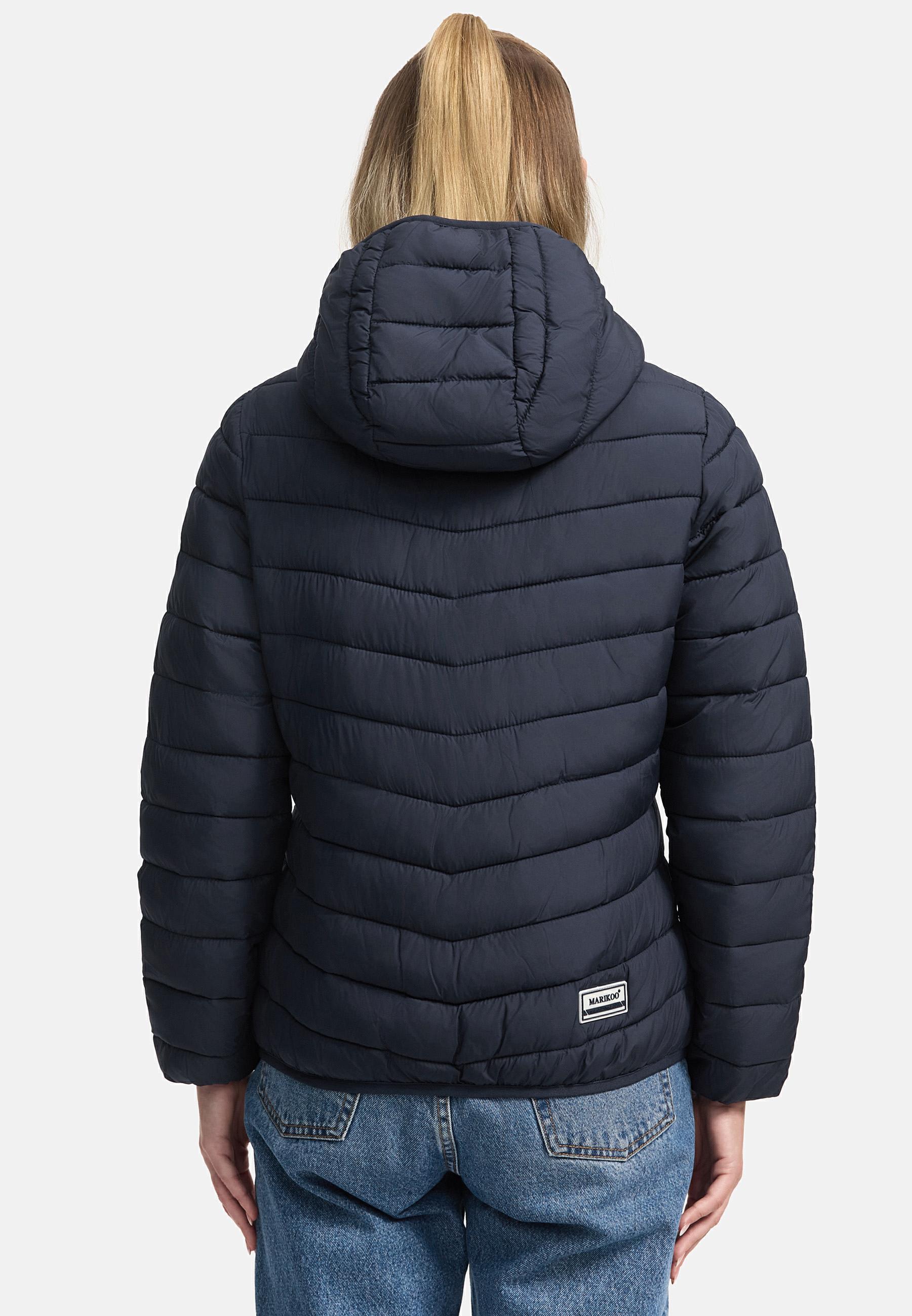 In integrierter Tragetasche verstaubare Jacke "Pack Mich Ein" Navy