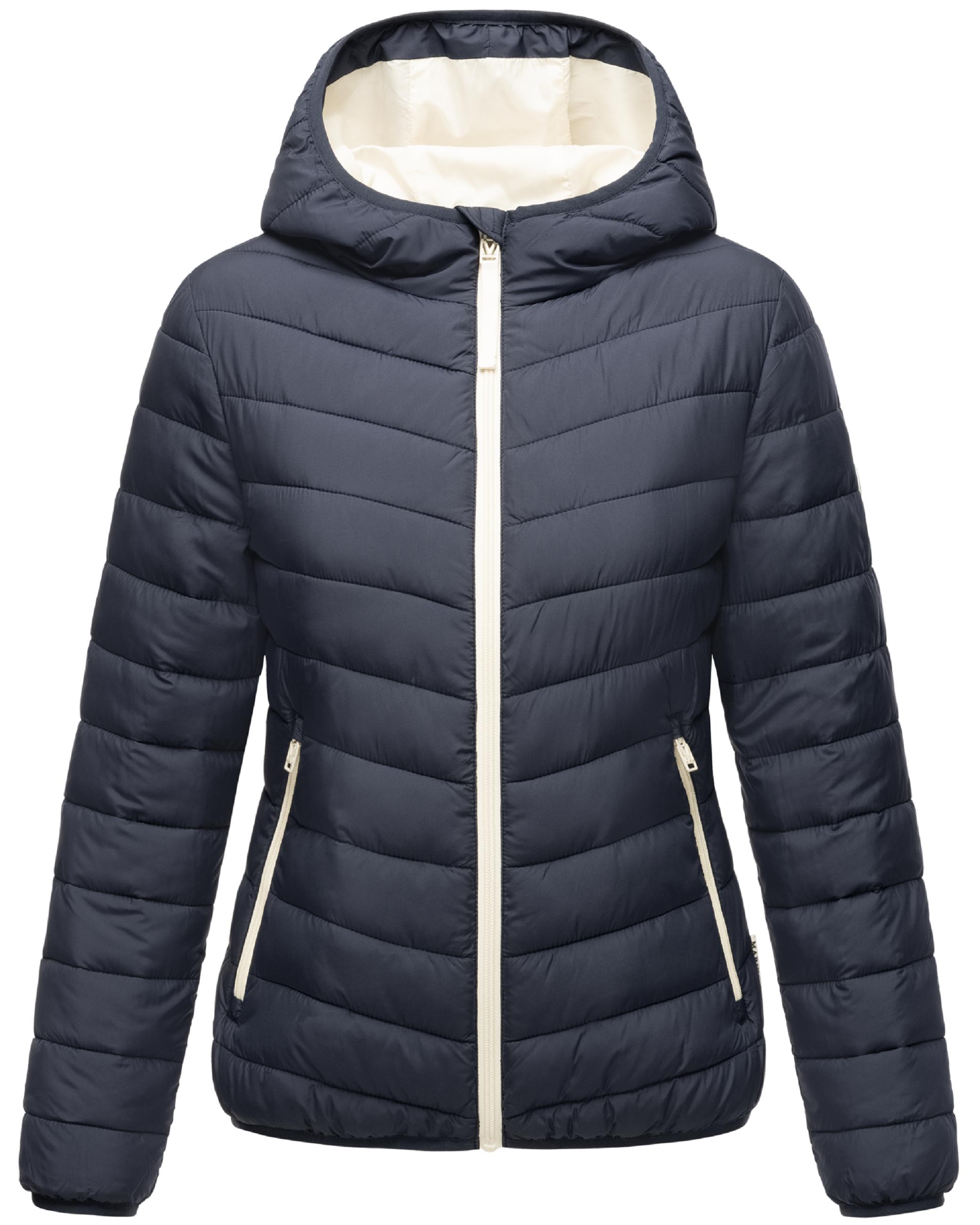 In integrierter Tragetasche verstaubare Jacke "Pack Mich Ein" Navy