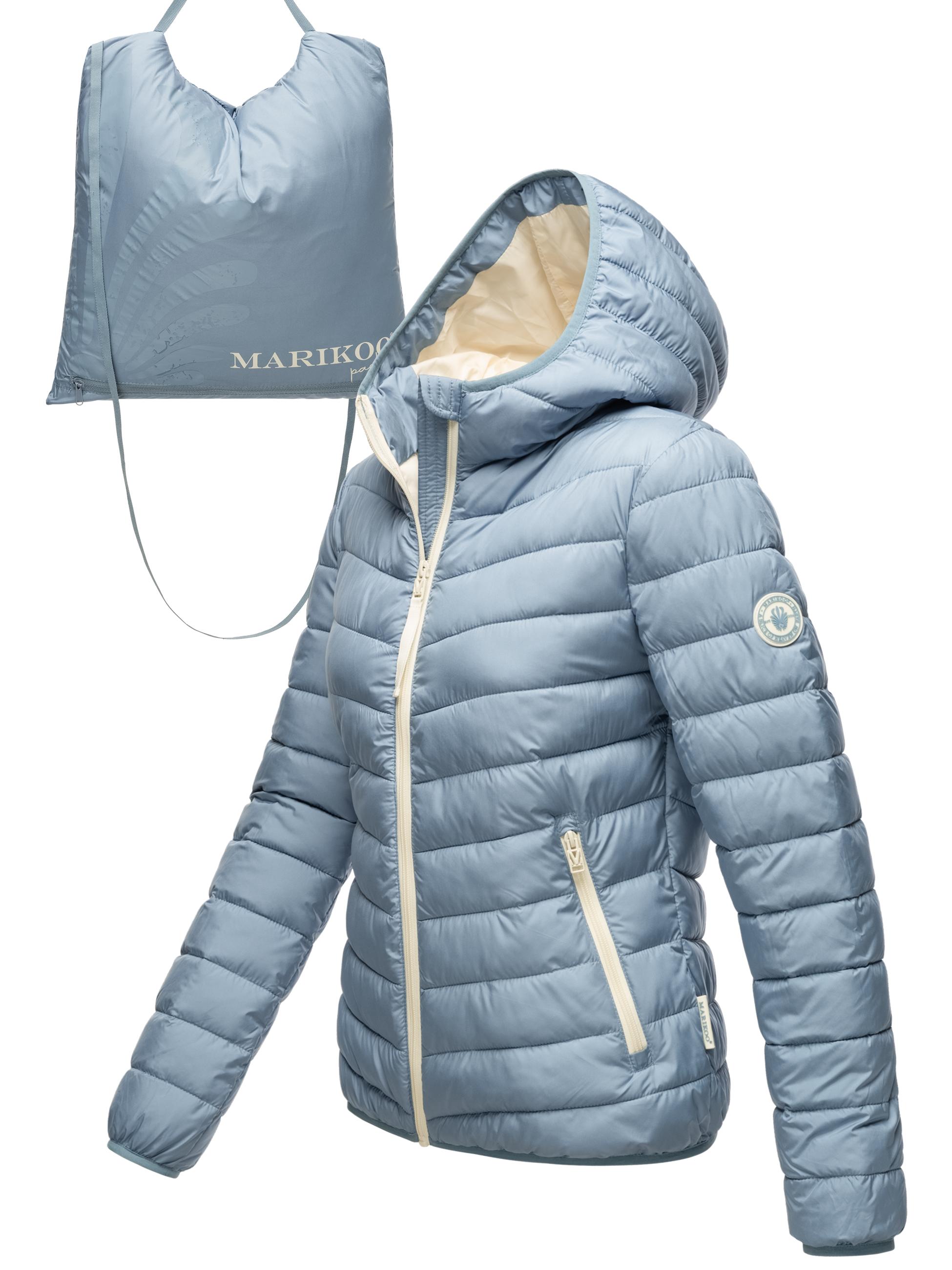 In integrierter Tragetasche verstaubare Jacke "Pack Mich Ein" Powder Blue