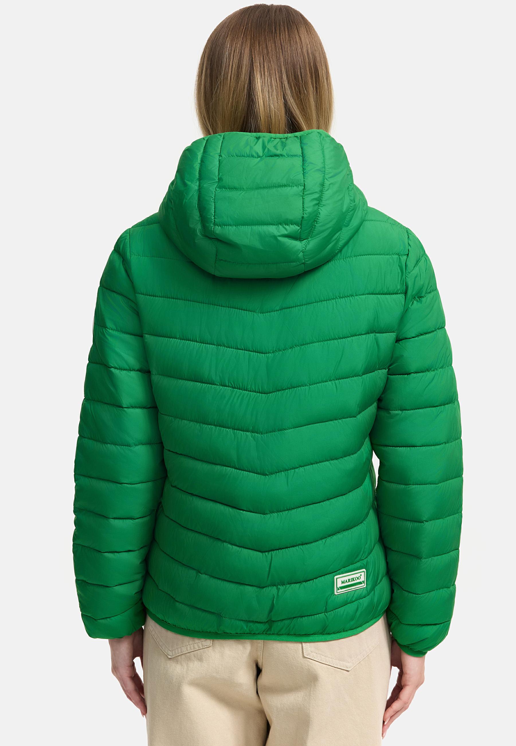 In integrierter Tragetasche verstaubare Jacke "Pack Mich Ein" Smaragd Green