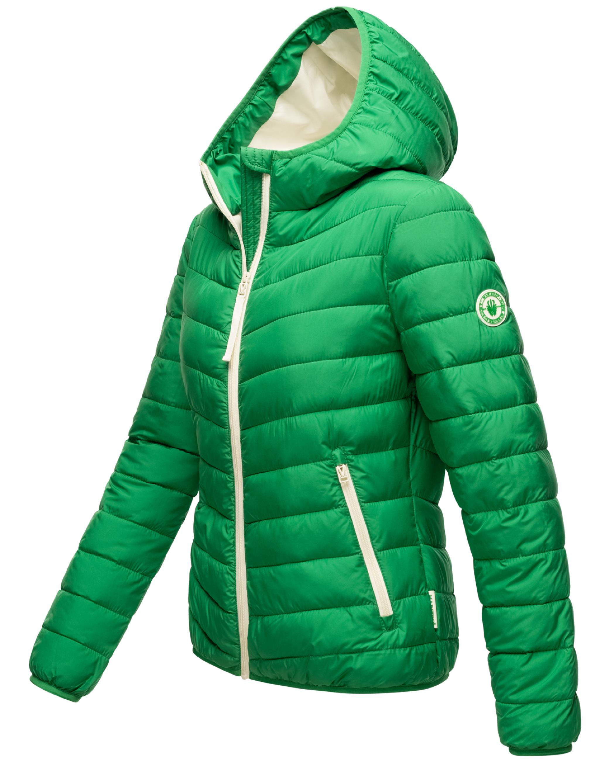 In integrierter Tragetasche verstaubare Jacke "Pack Mich Ein" Smaragd Green