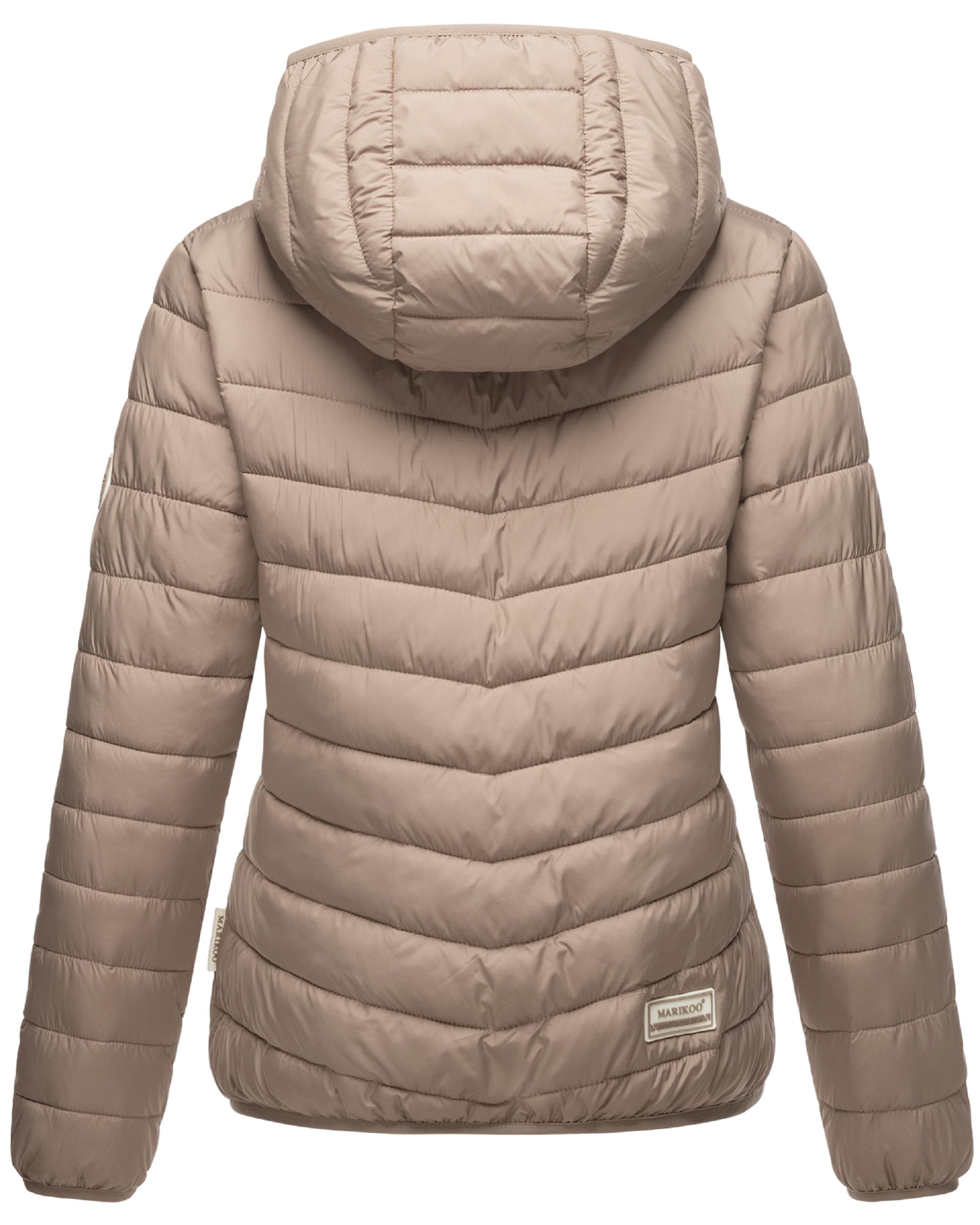 In integrierter Tragetasche verstaubare Jacke "Pack Mich Ein" Taupe Grey