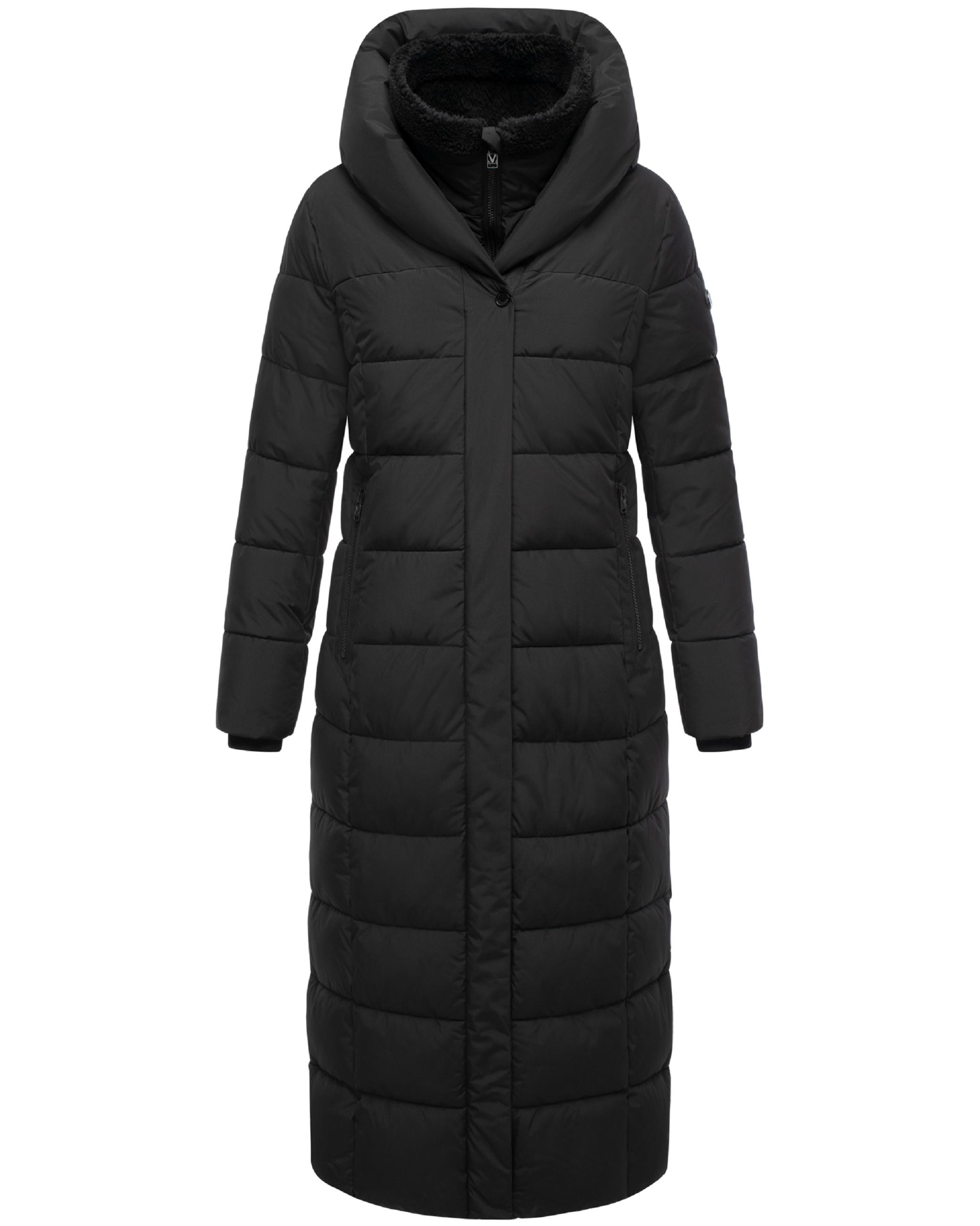 Extra-langer Steppmantel "Pakoraa 16" Black