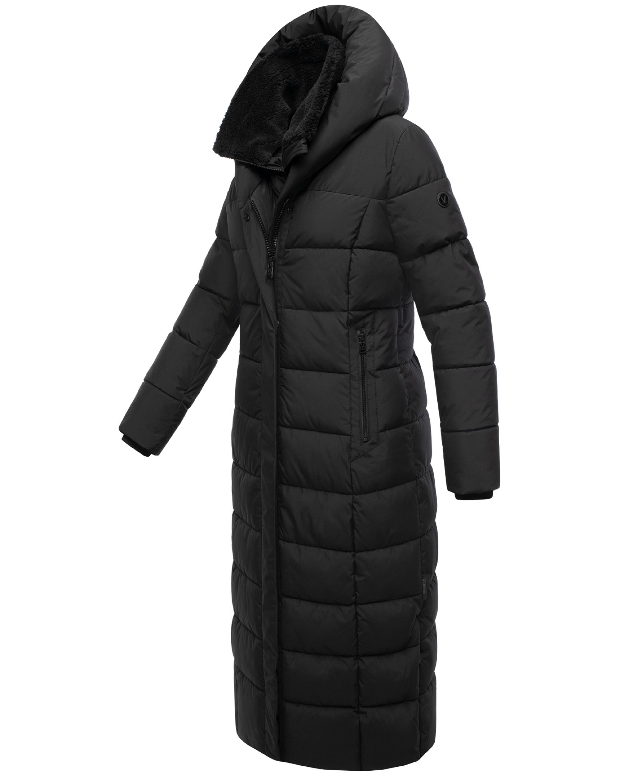Extra-langer Steppmantel "Pakoraa 16" Black