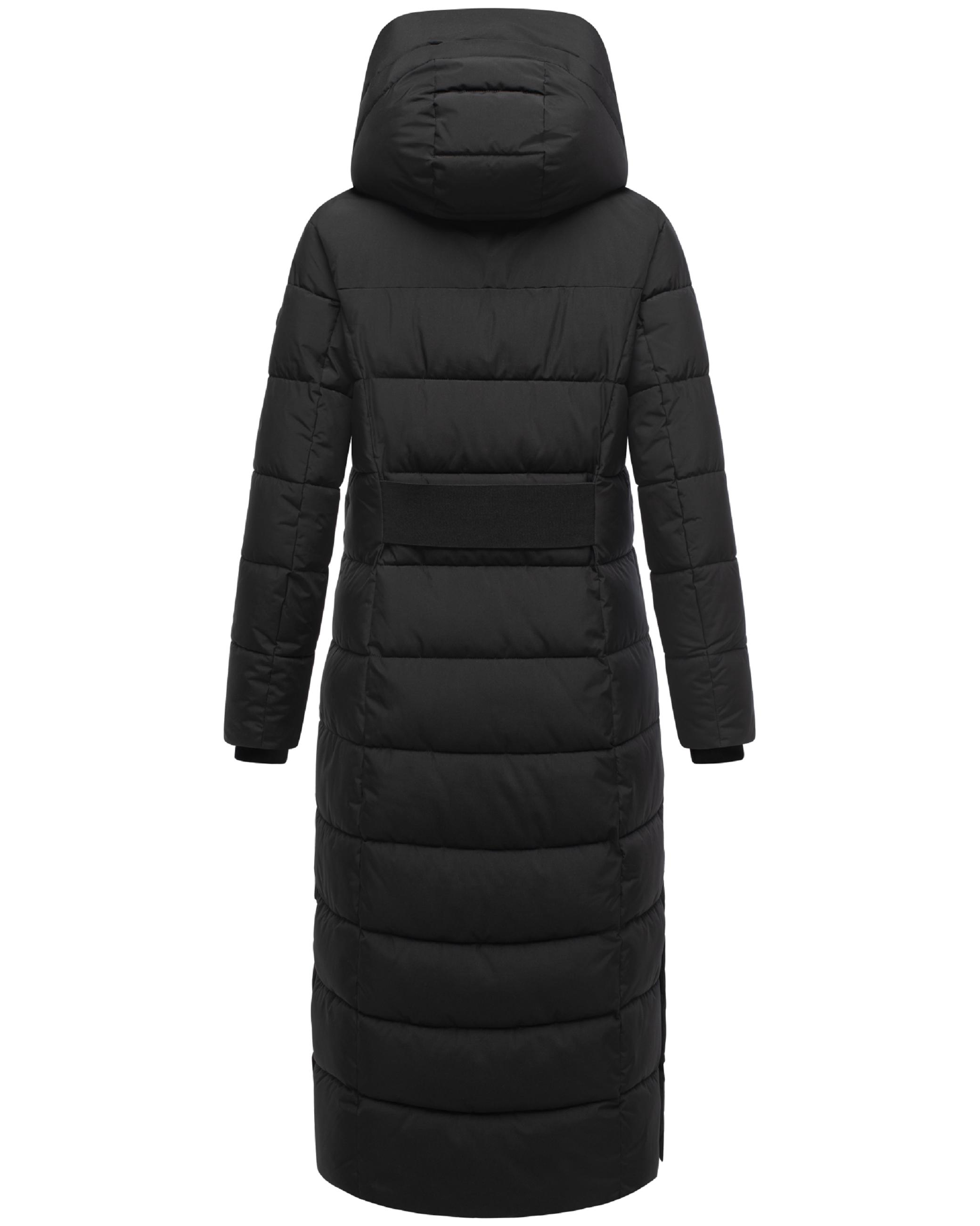 Extra-langer Steppmantel "Pakoraa 16" Black