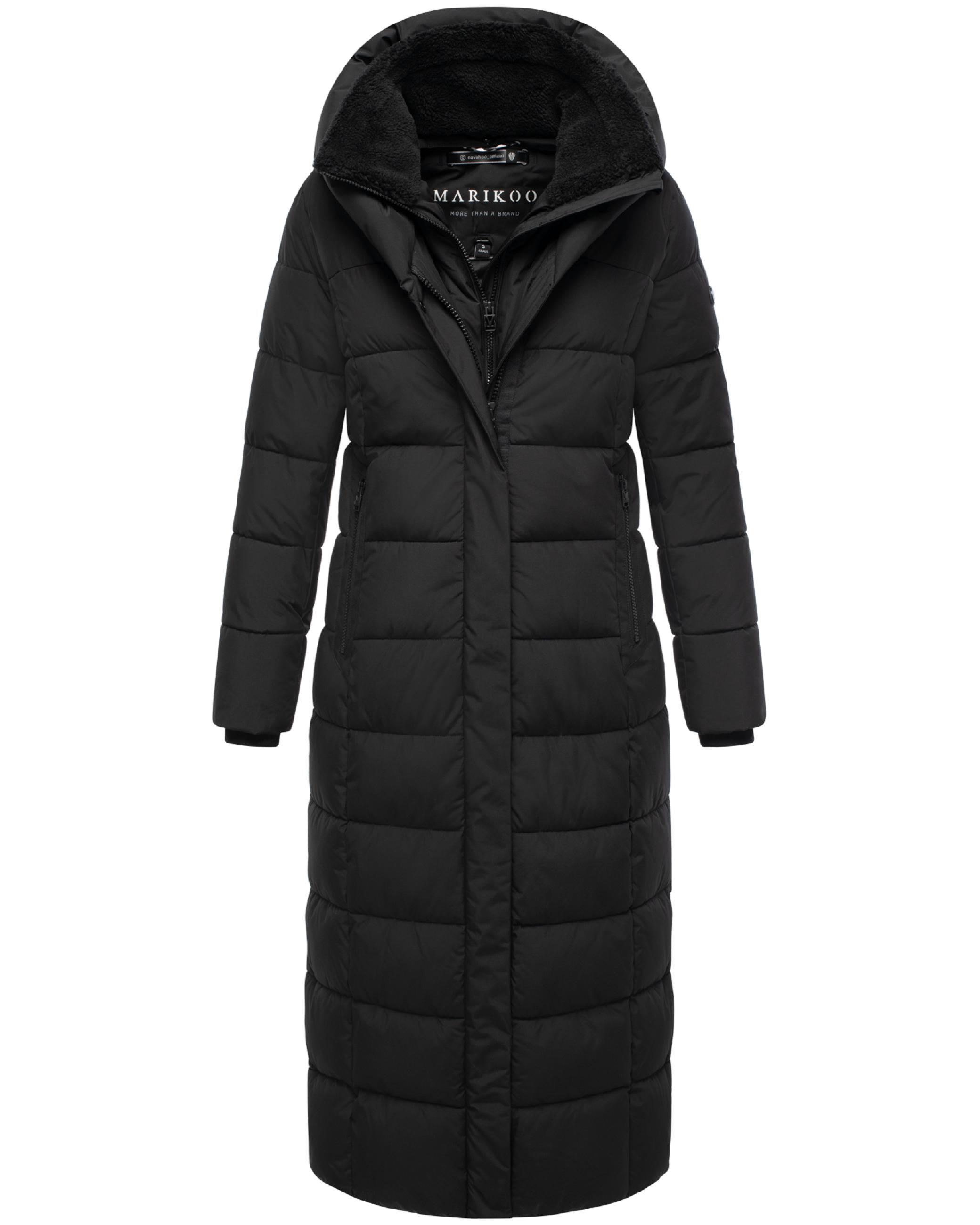 Extra-langer Steppmantel "Pakoraa 16" Black