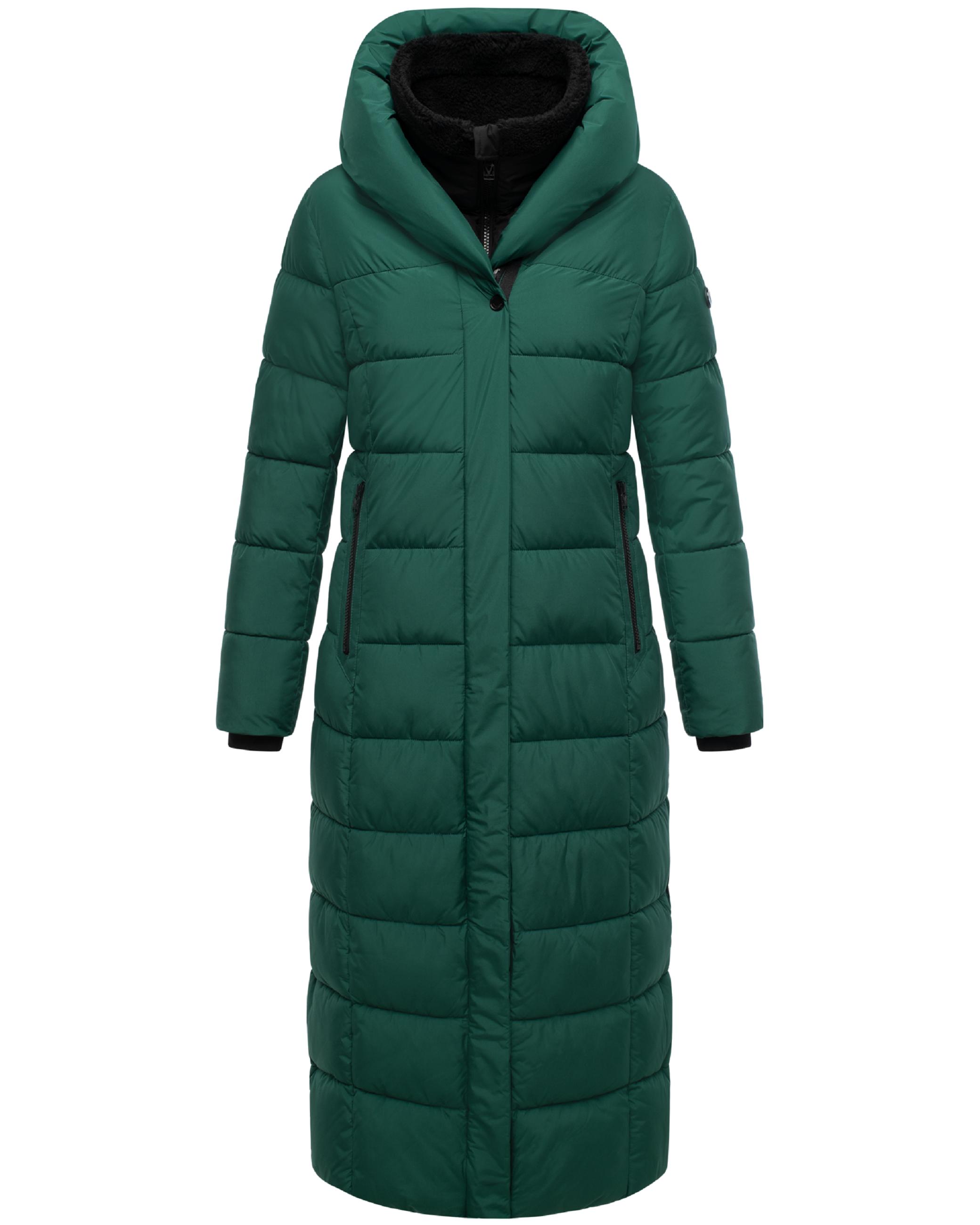 Extra-langer Steppmantel "Pakoraa 16" Evergreen